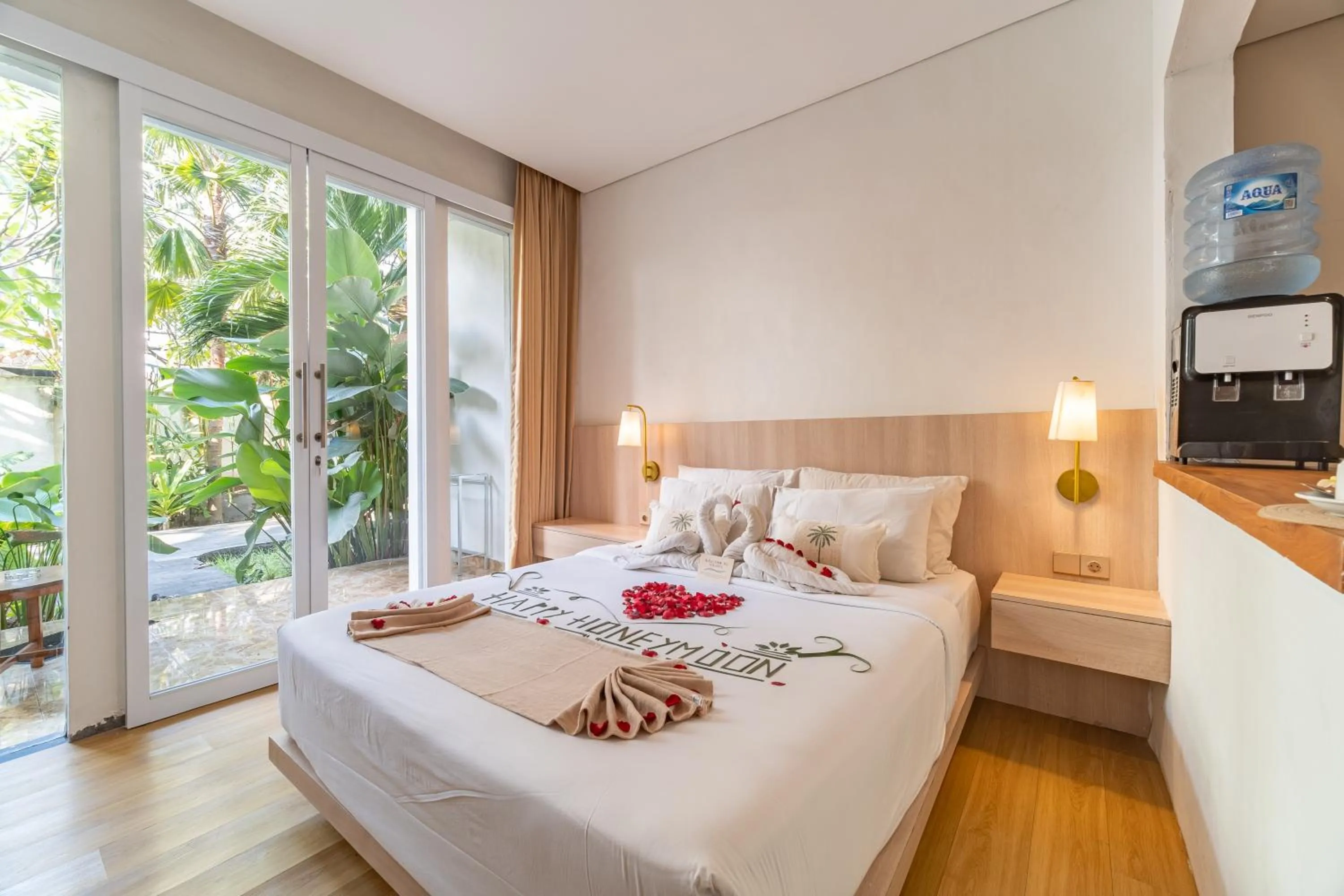 Bed in The Hita Apartement