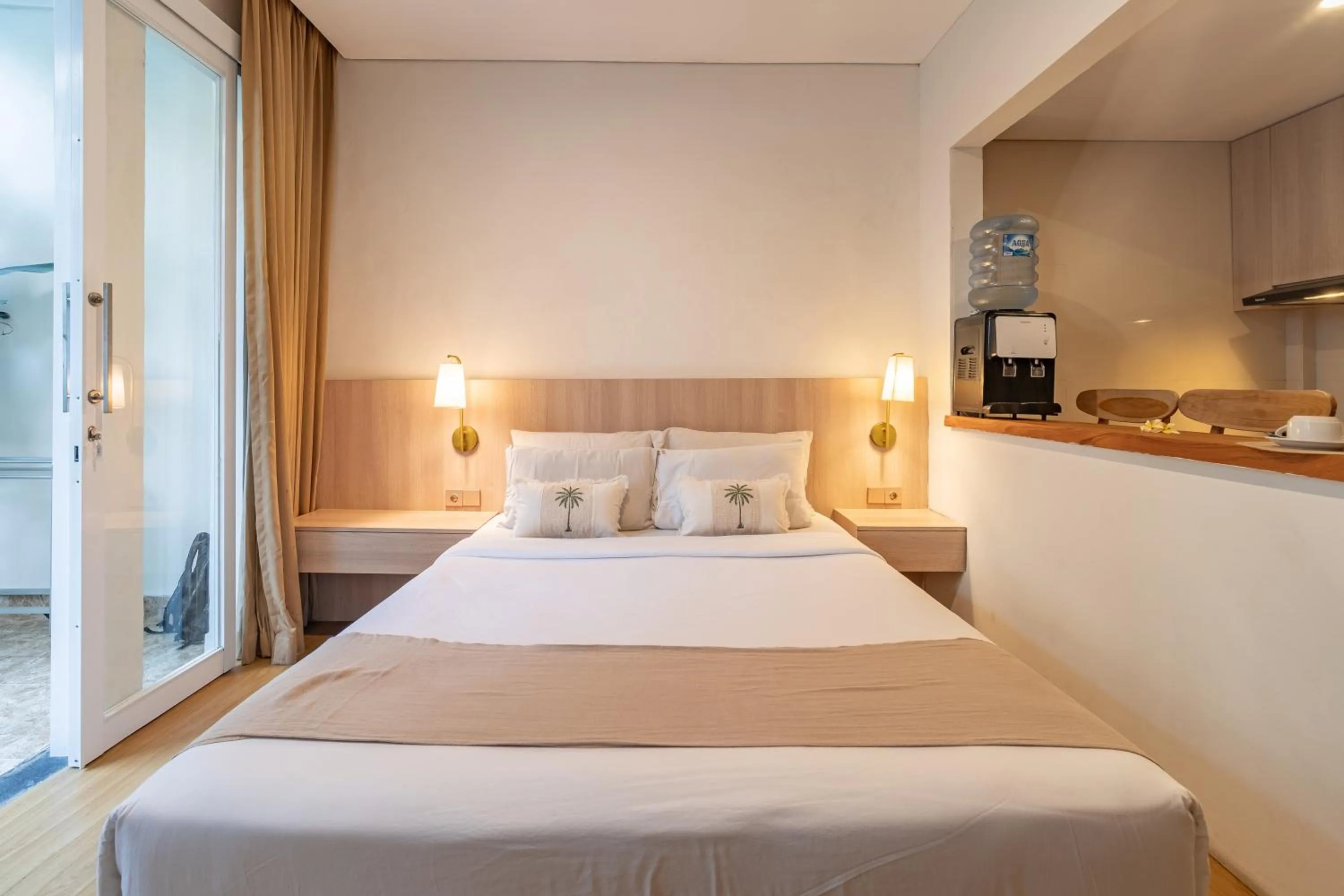 Bed in The Hita Apartement