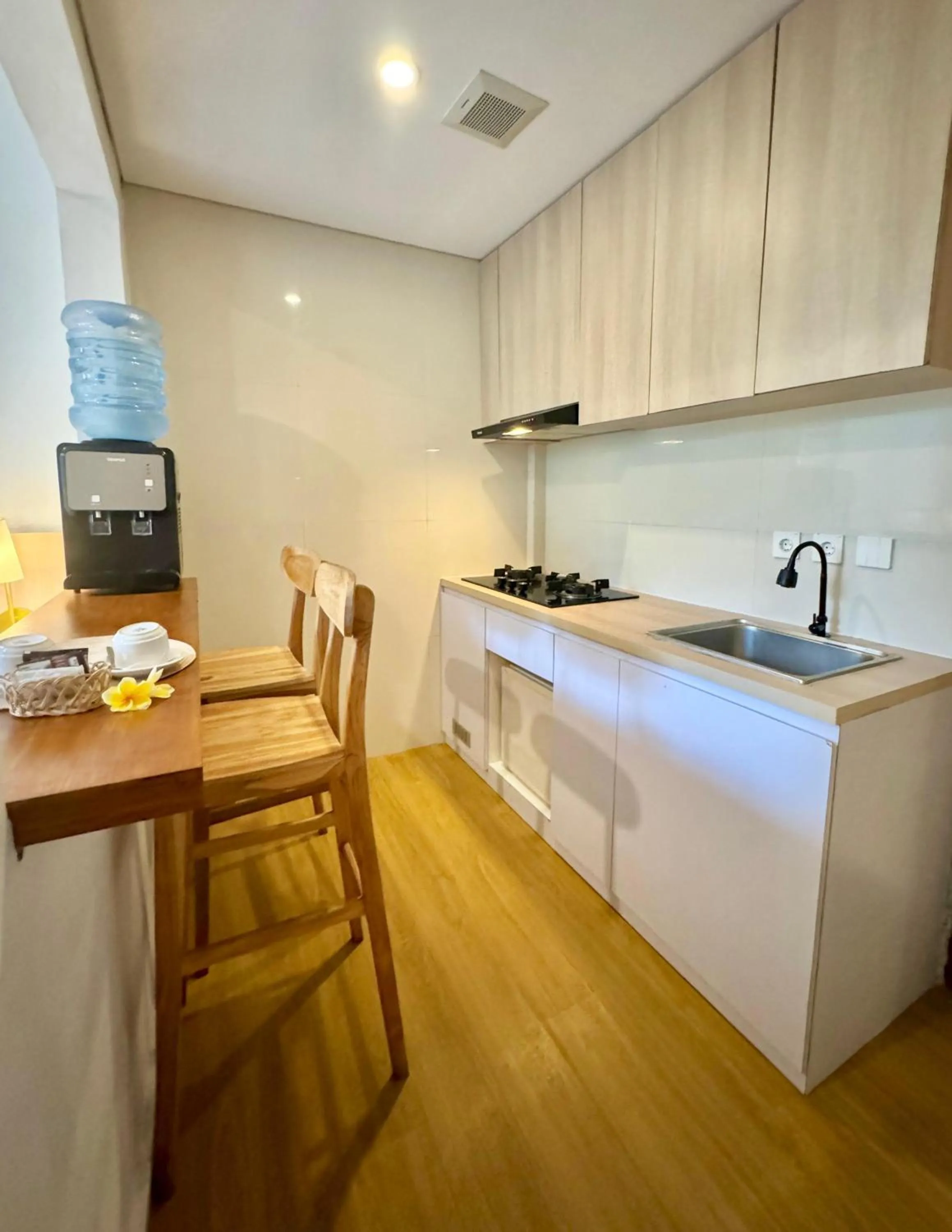 kitchen in The Hita Apartement