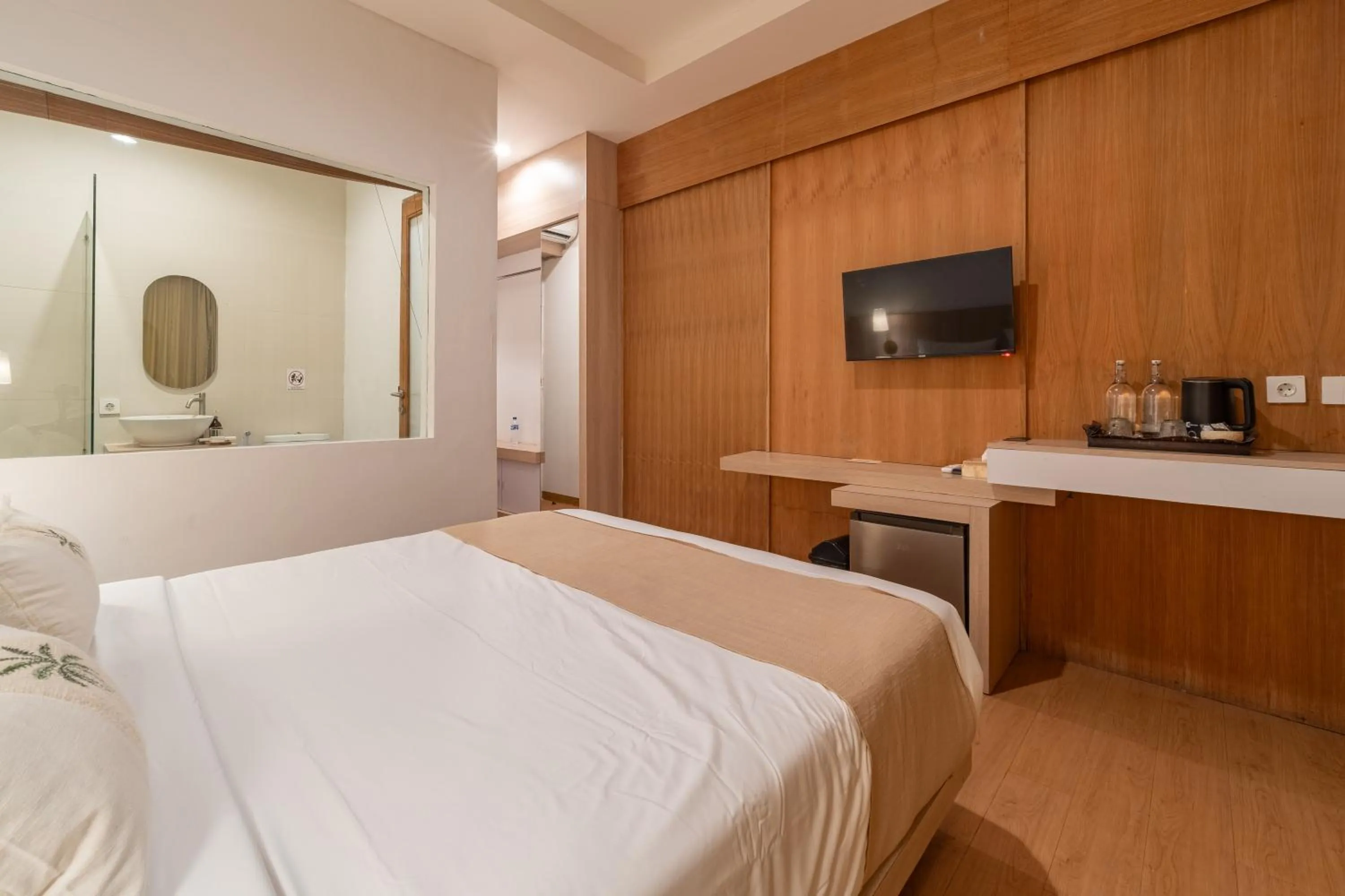 Bed in The Hita Apartement