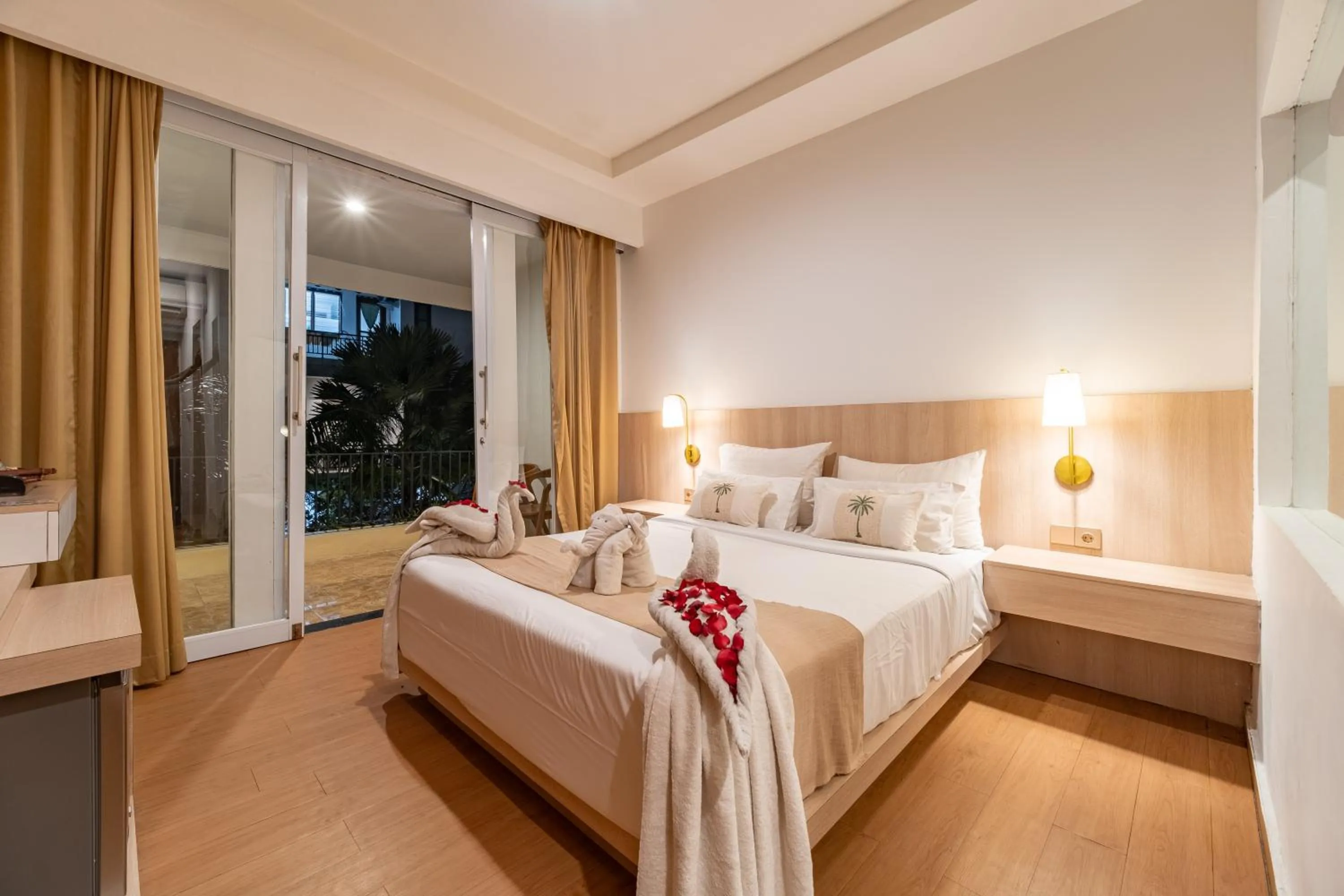 Bedroom, Bed in The Hita Apartement