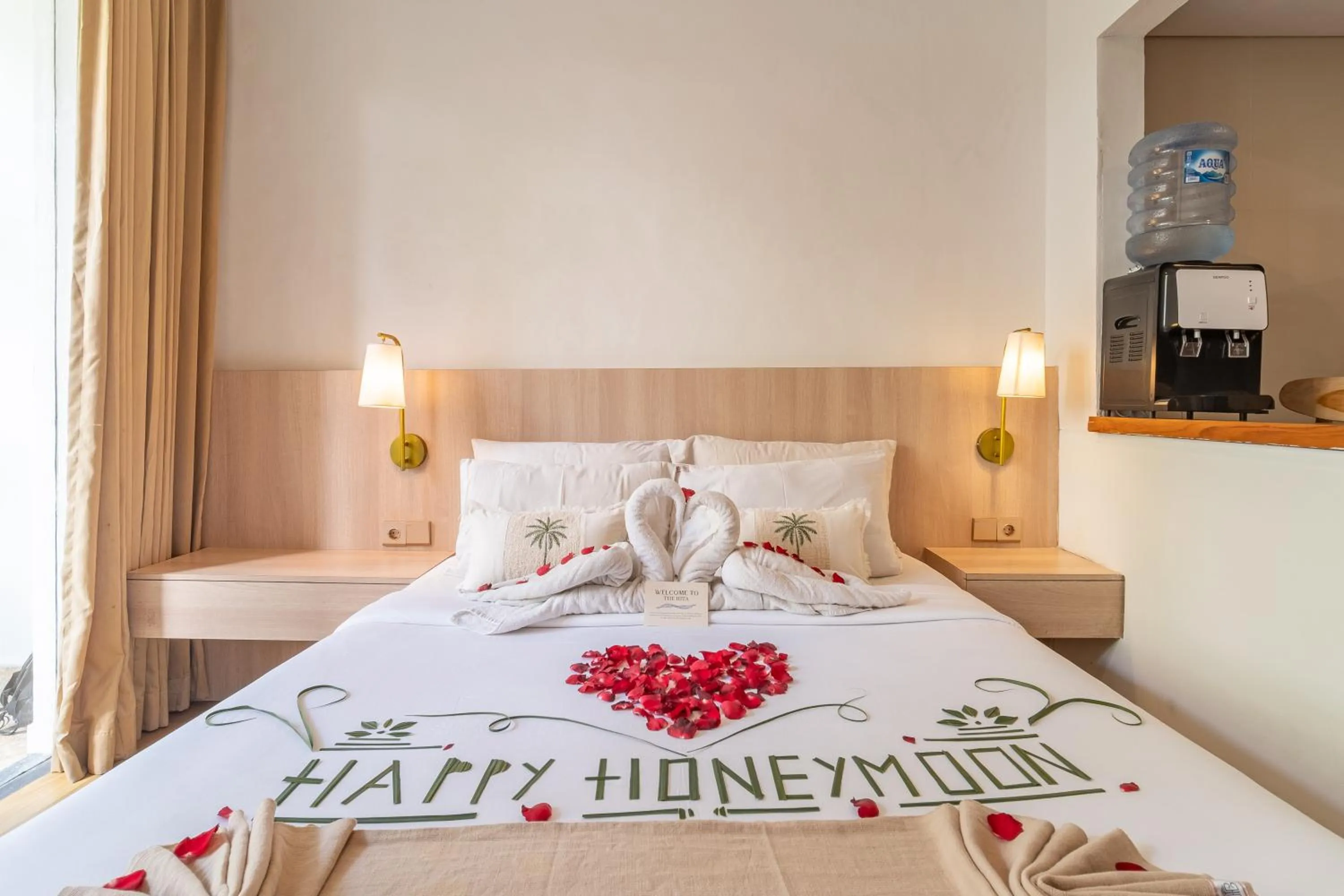 Bed in The Hita Apartement