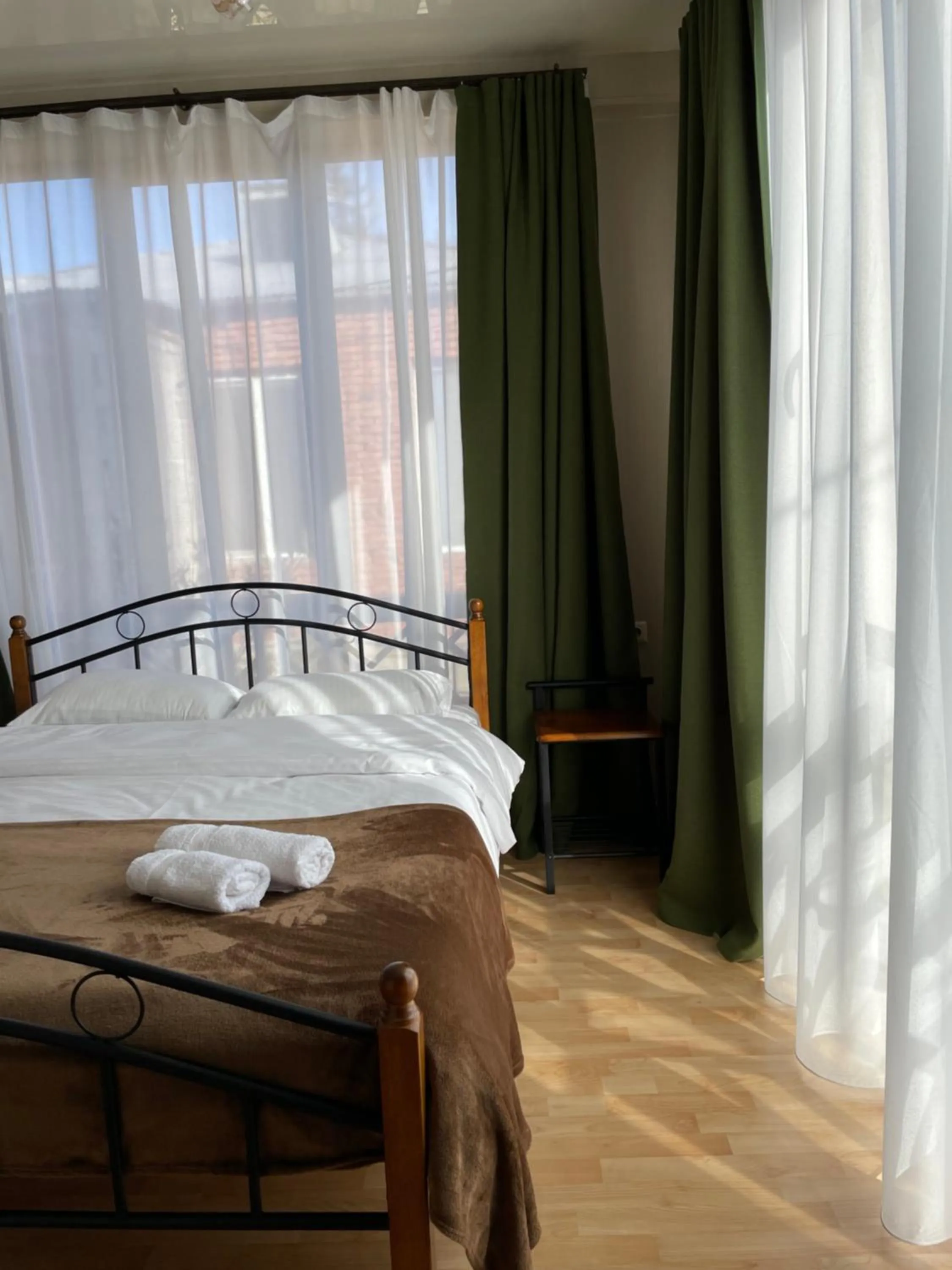 Bed in CHOGO Hotel Kutaisi