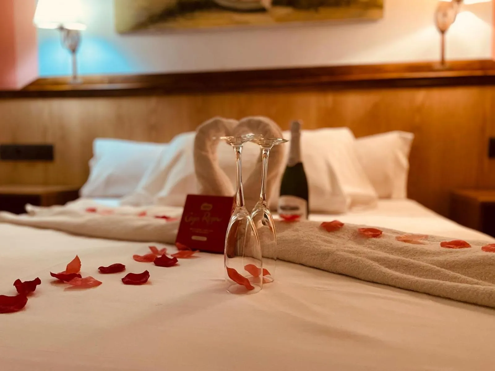 Bed in Hotel Pinomar