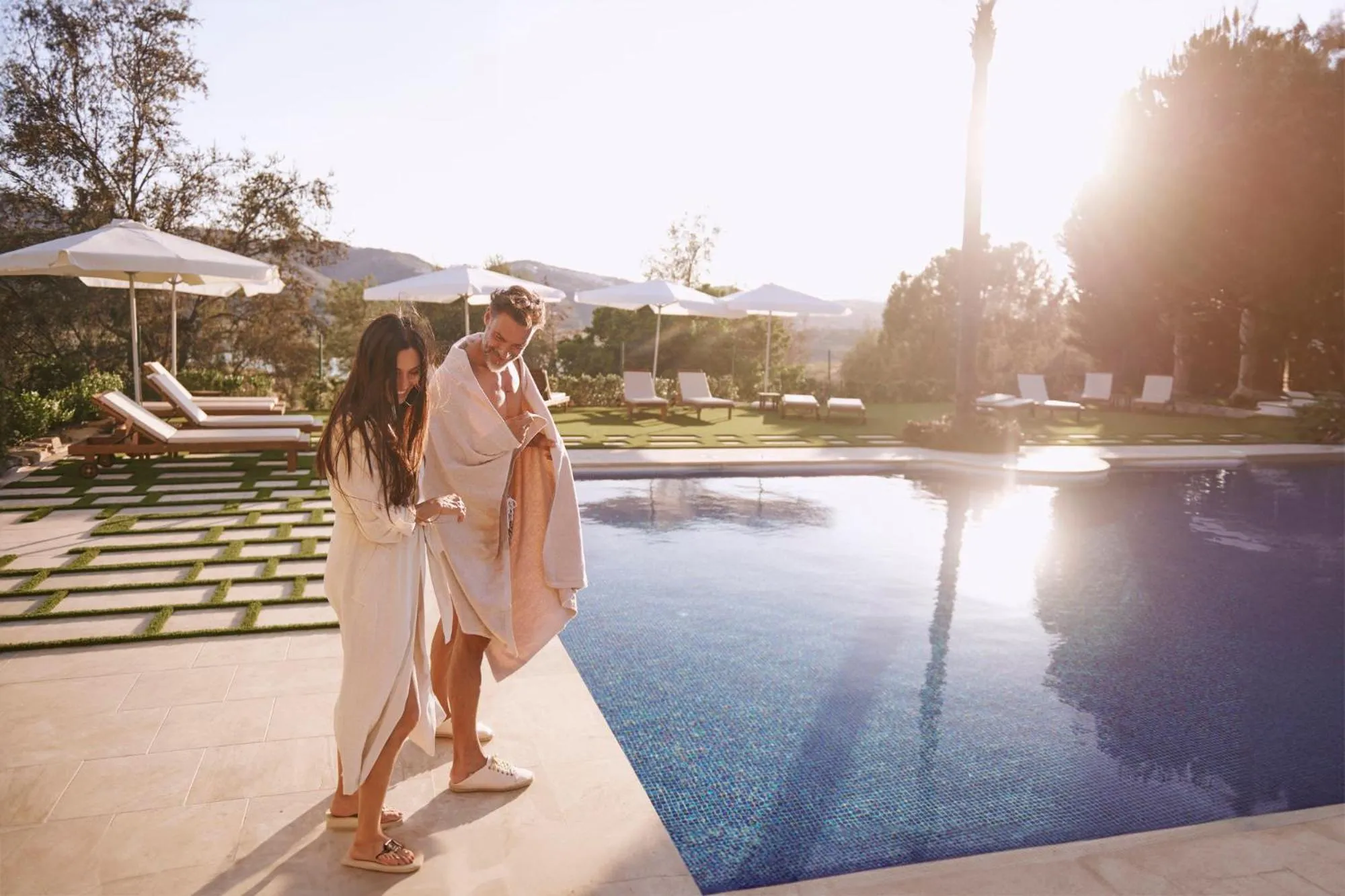 Garden in B bou Hotel La Viñuela & Spa