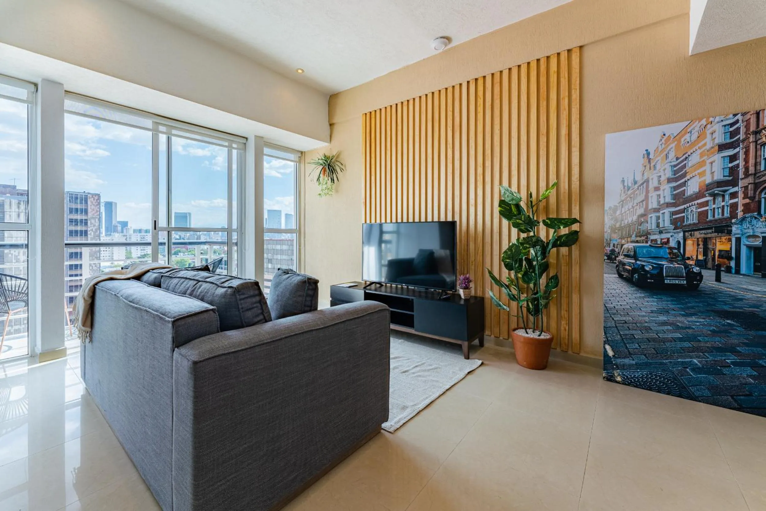 Living room in Anahuac Apartments by VH