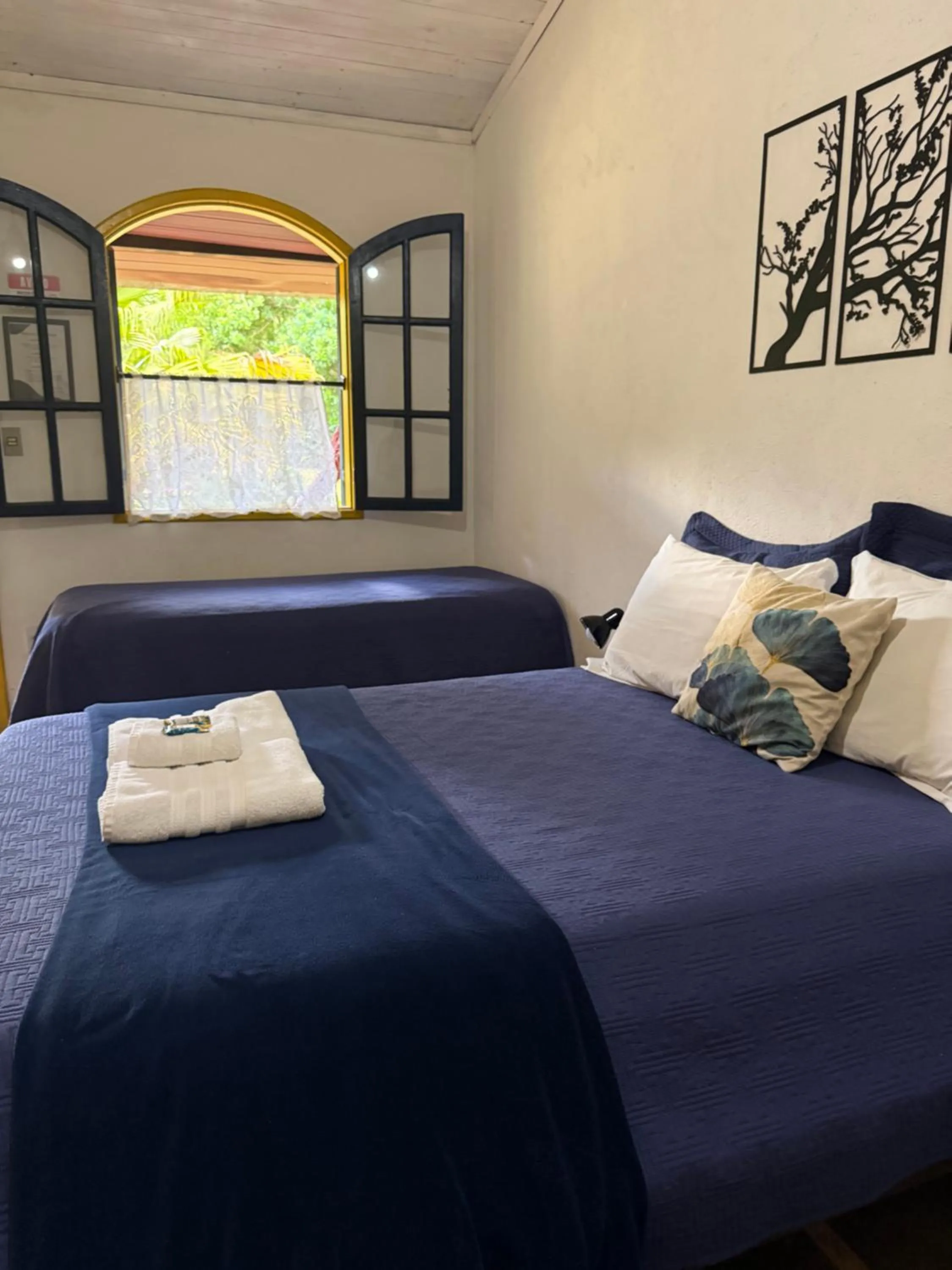 Bed in Pousada das Brumas