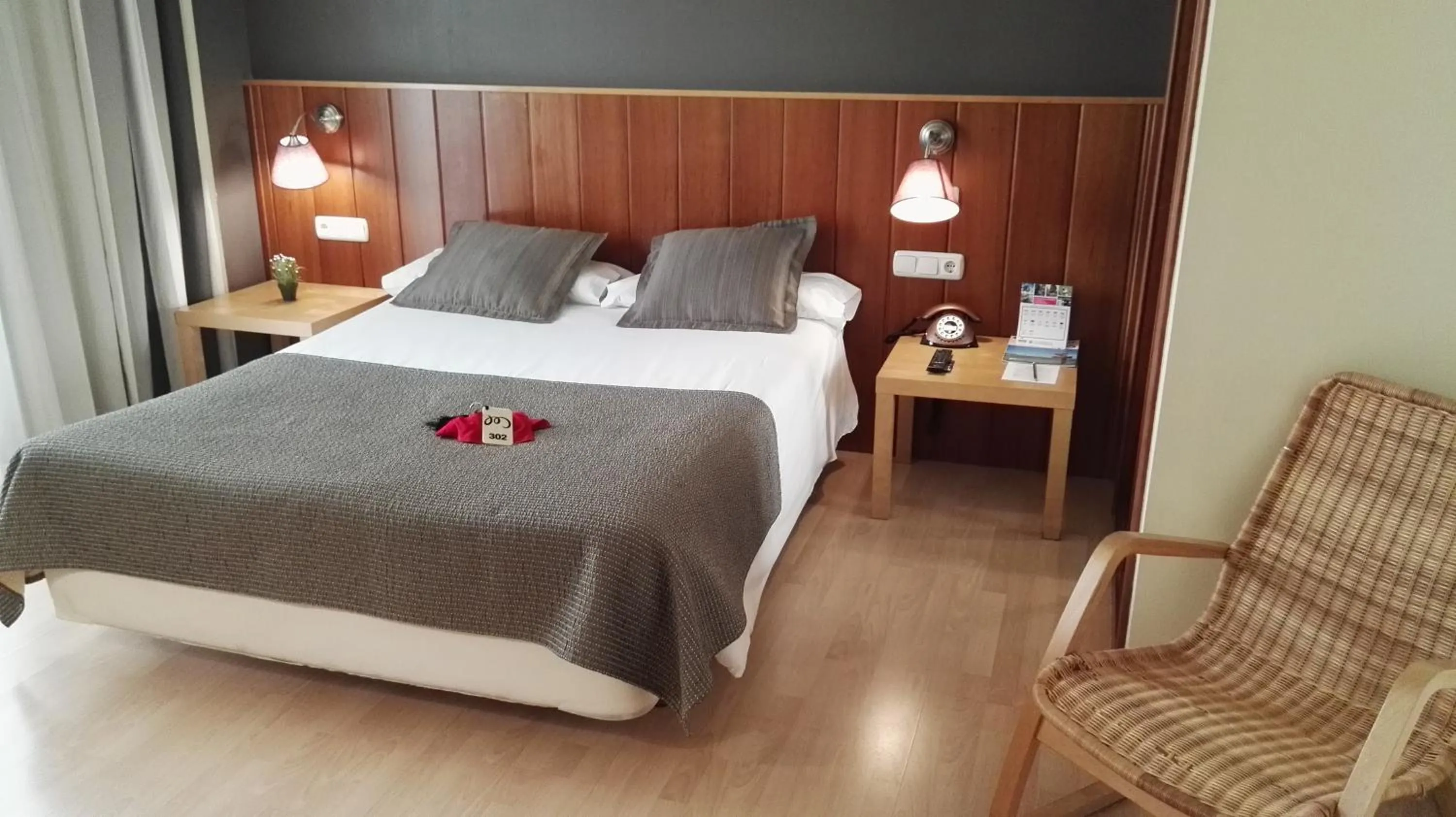 Bed in Hotel Iriguibel Huarte Pamplona