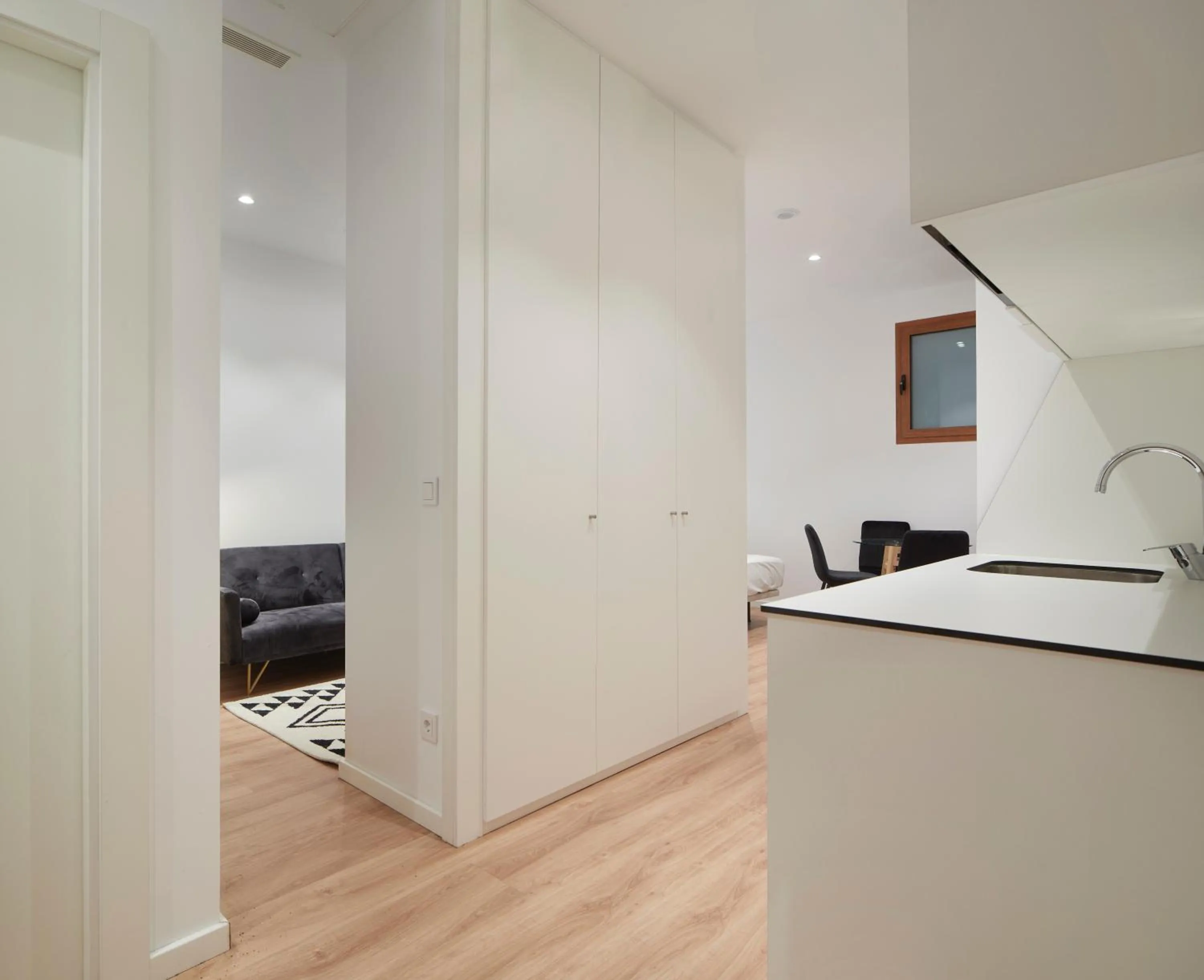 Kitchen or kitchenette in Hotel Iriguibel Huarte Pamplona