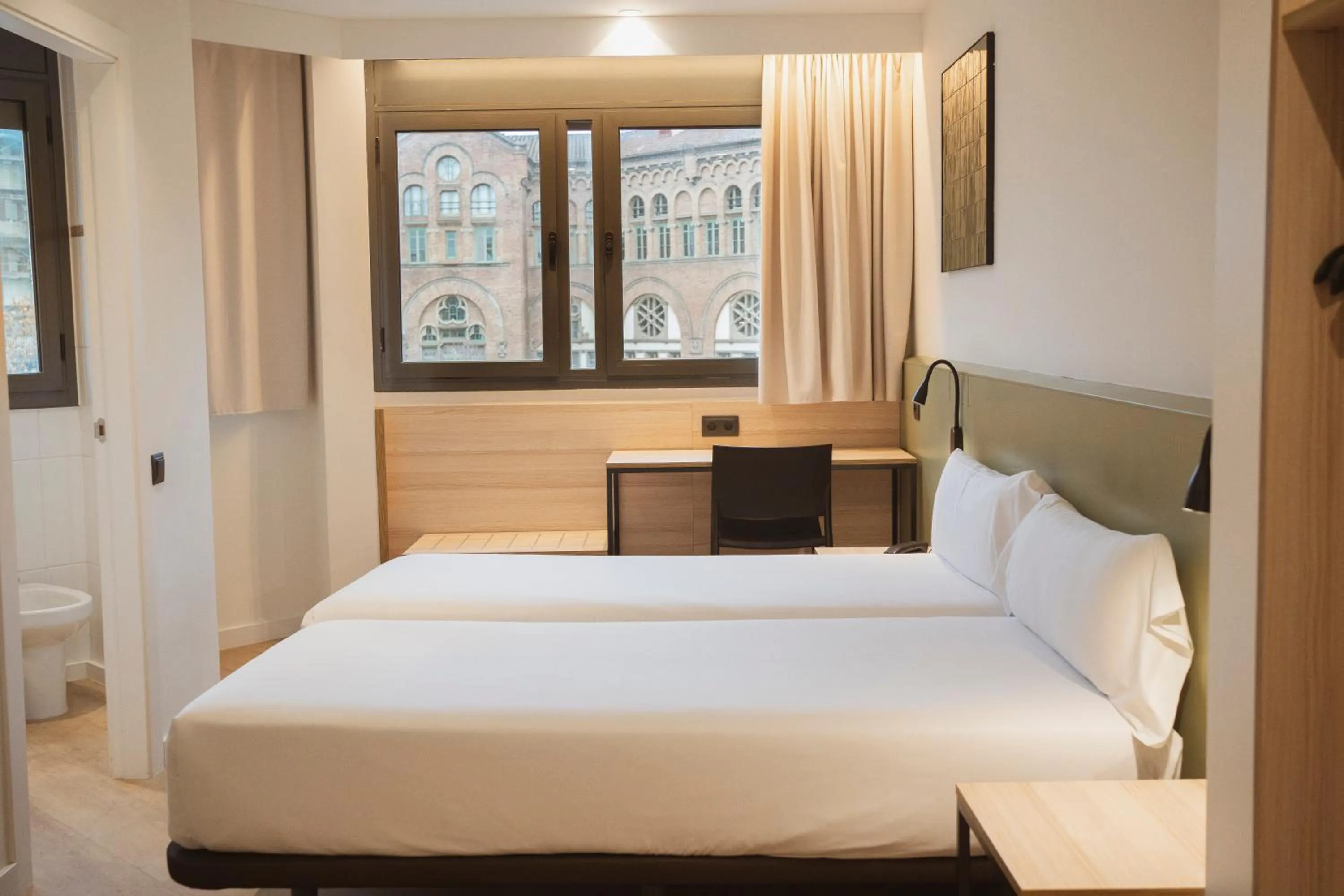 Bed in Hotel Sant Pau