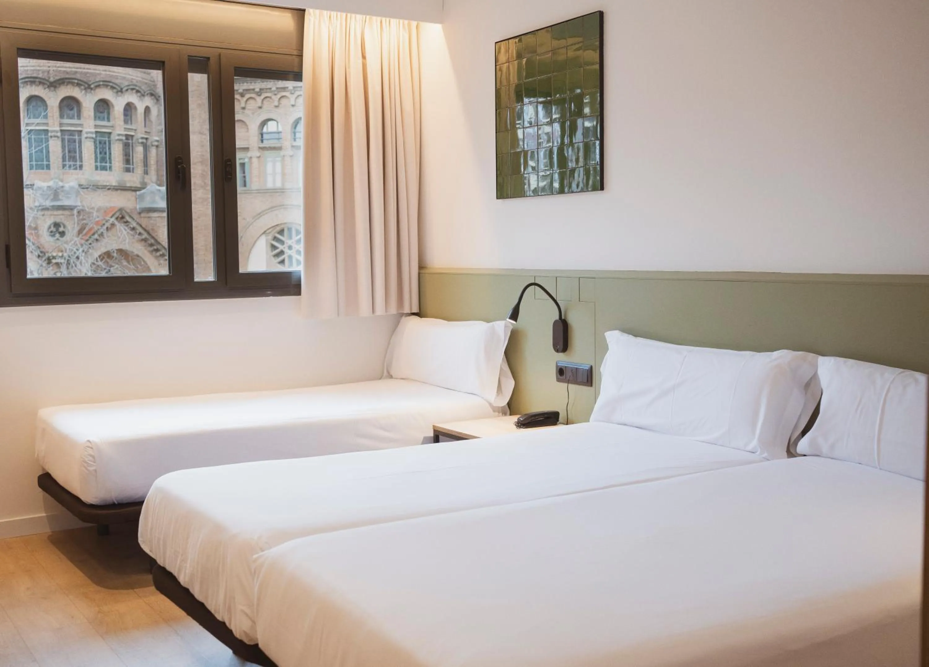 Bed in Hotel Sant Pau