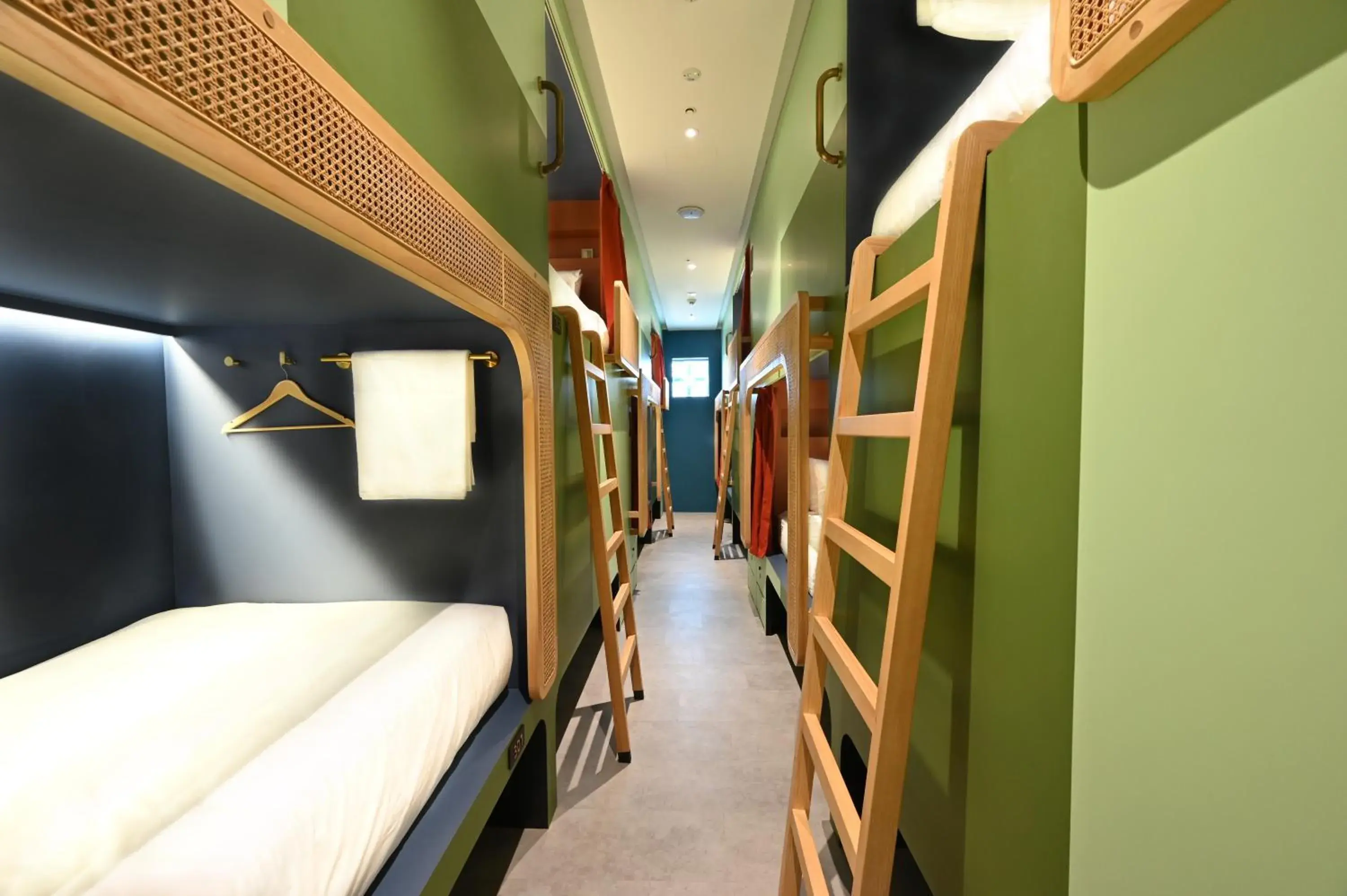 Bunk Bed in Mixed Dormitory Room in Dream Chaser Boutique Capsule Hotel Bunk Bed in Mixed Dormitory Room in Dream Chaser Boutique Capsule Hotel