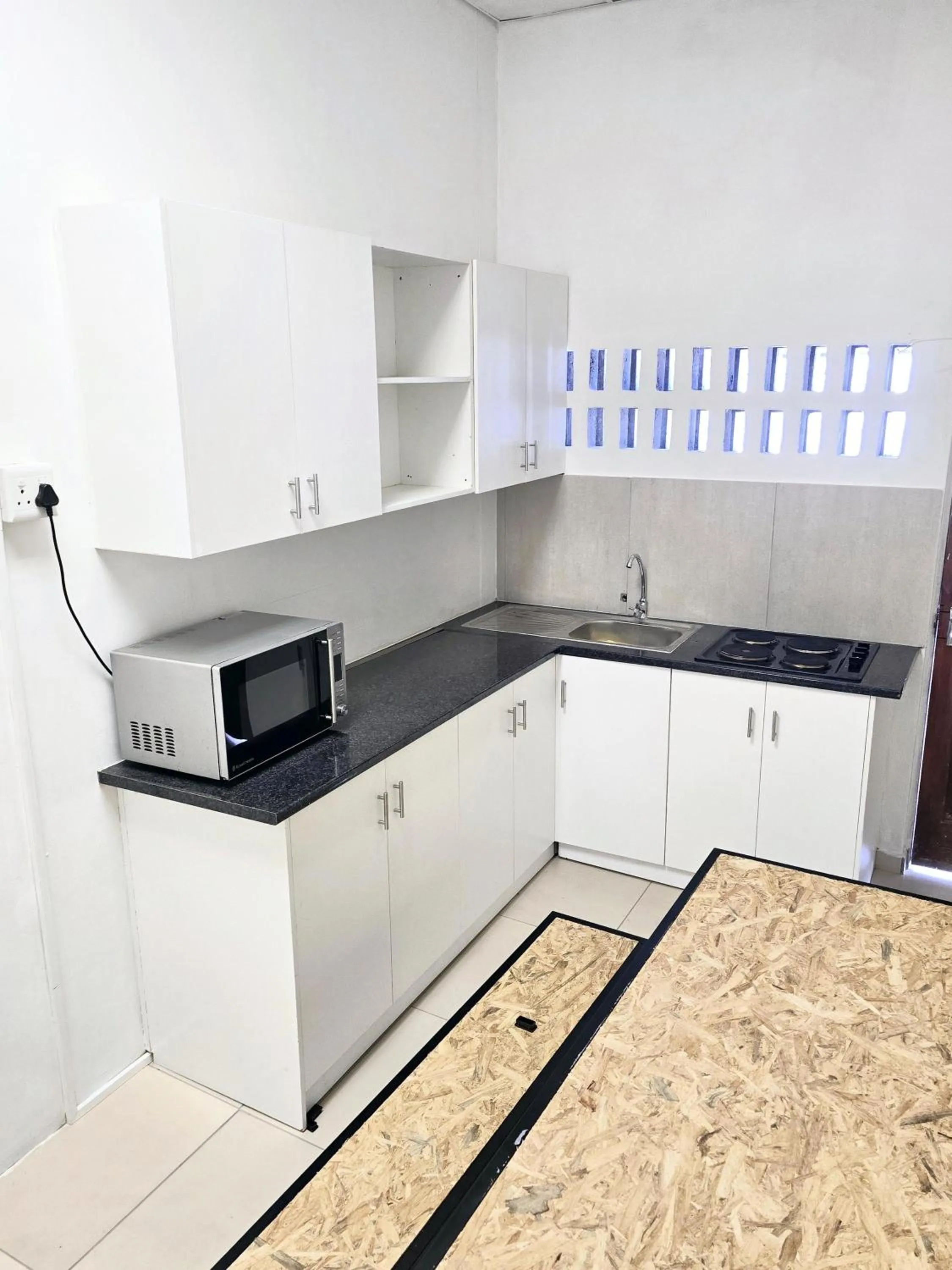 Kitchen or kitchenette in lodgeon91