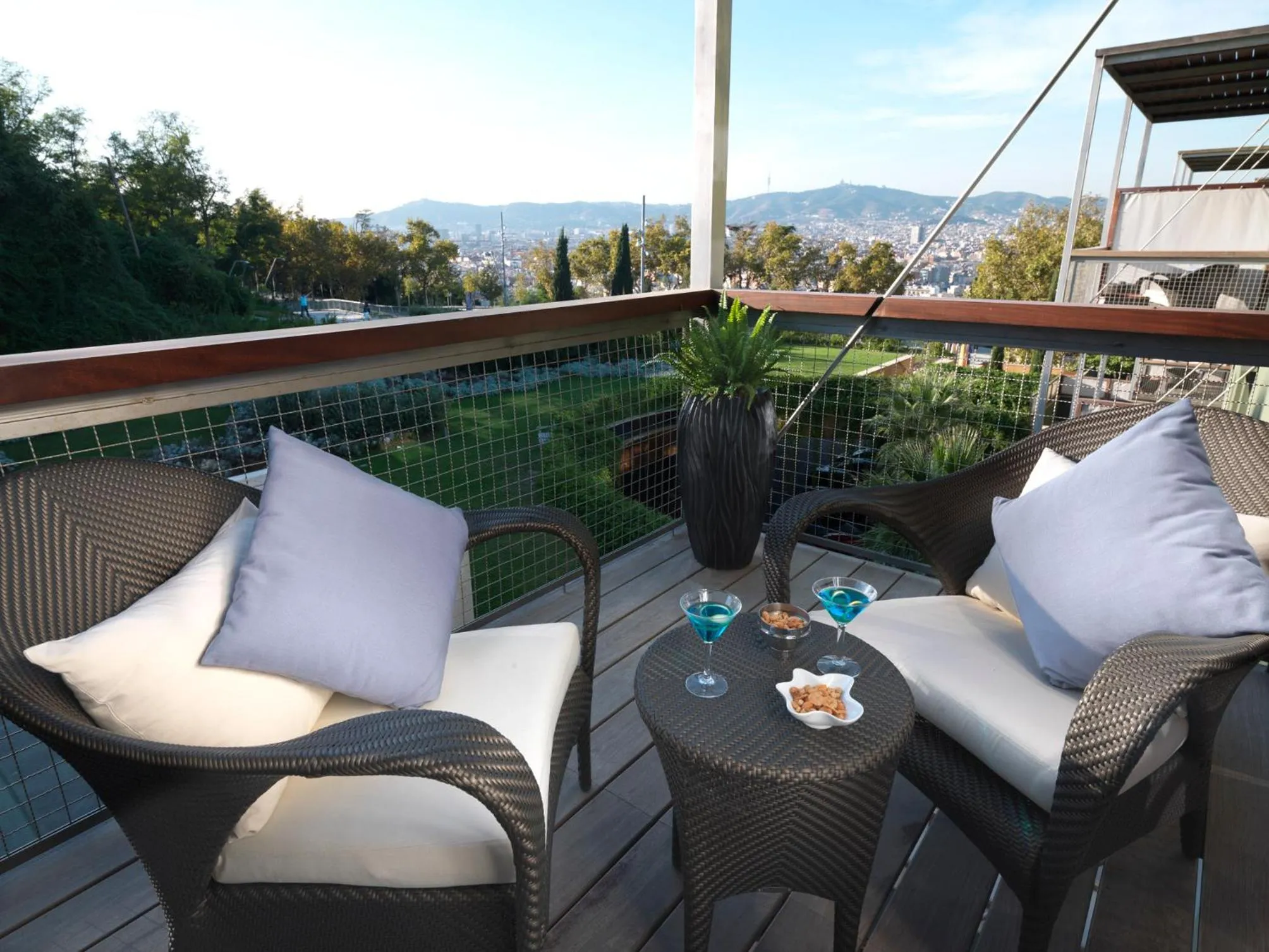 Balcony/Terrace in Hotel Miramar Barcelona GL