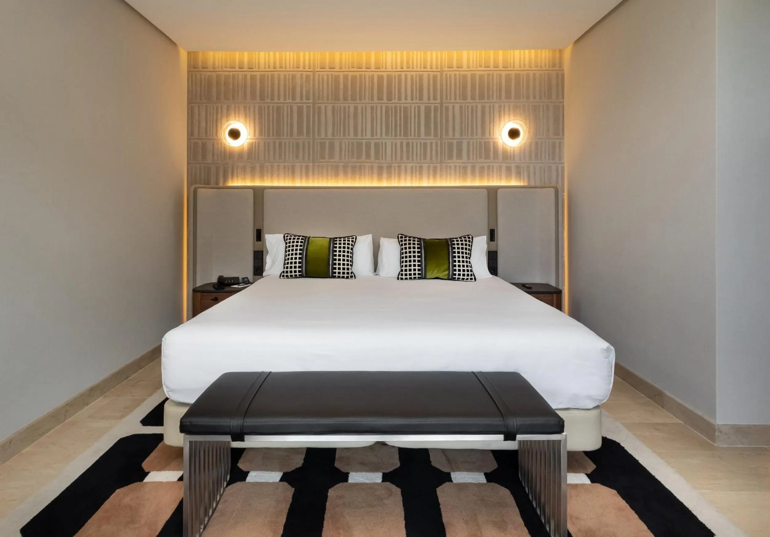 Bed in Hotel Miramar Barcelona GL - Preferred Hotels & Resorts - Newly Renovated