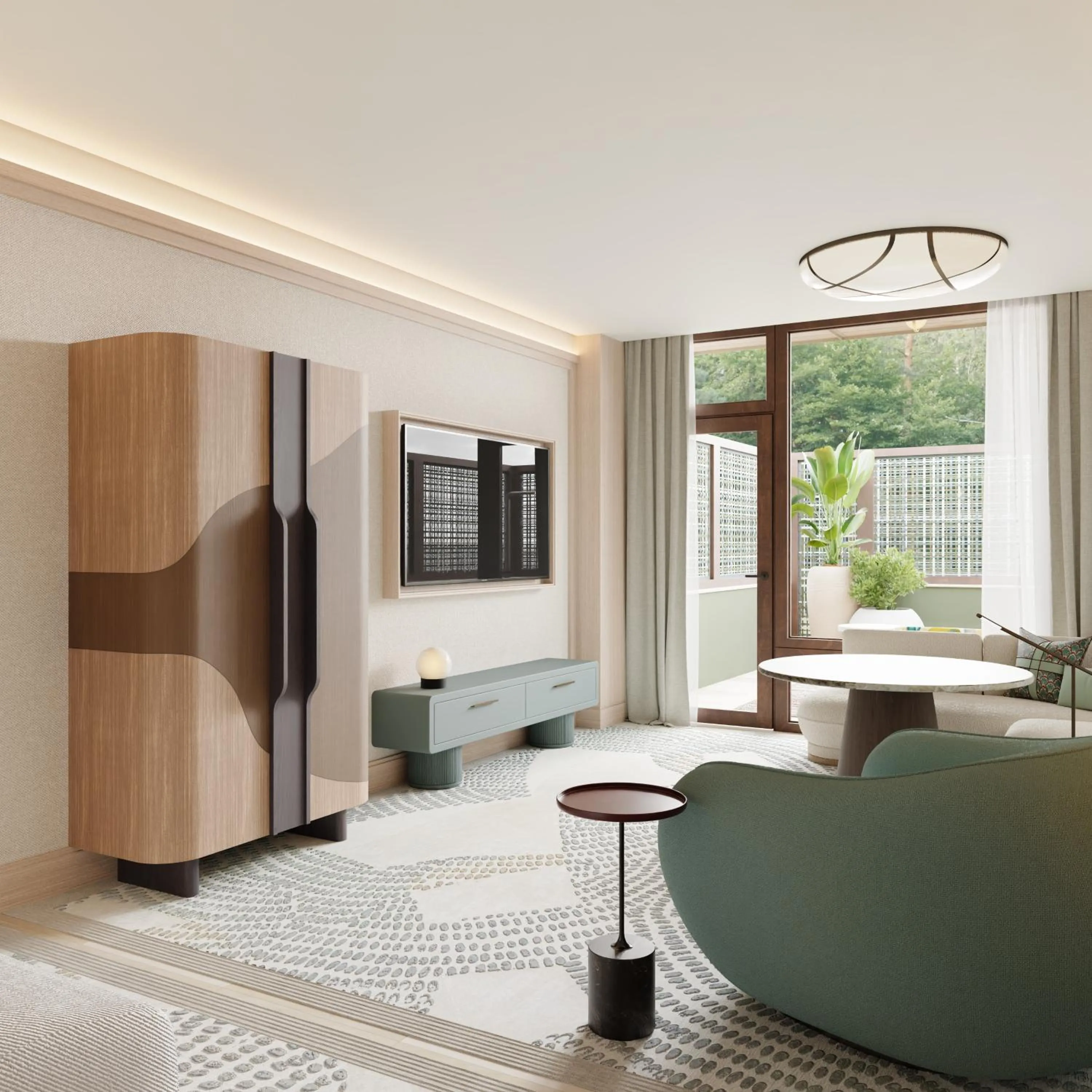 TV and multimedia in Hotel Miramar Barcelona GL - Preferred Hotels & Resorts - Newly Renovated