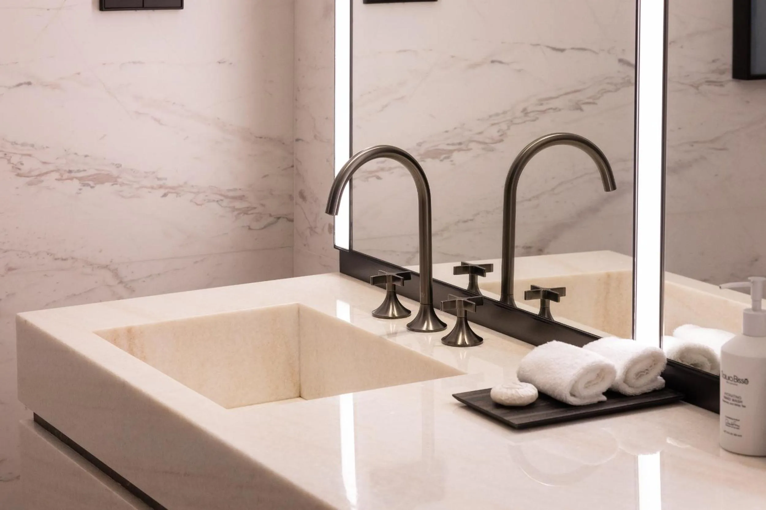 Bathroom in Hotel Miramar Barcelona GL - Preferred Hotels & Resorts - Newly Renovated