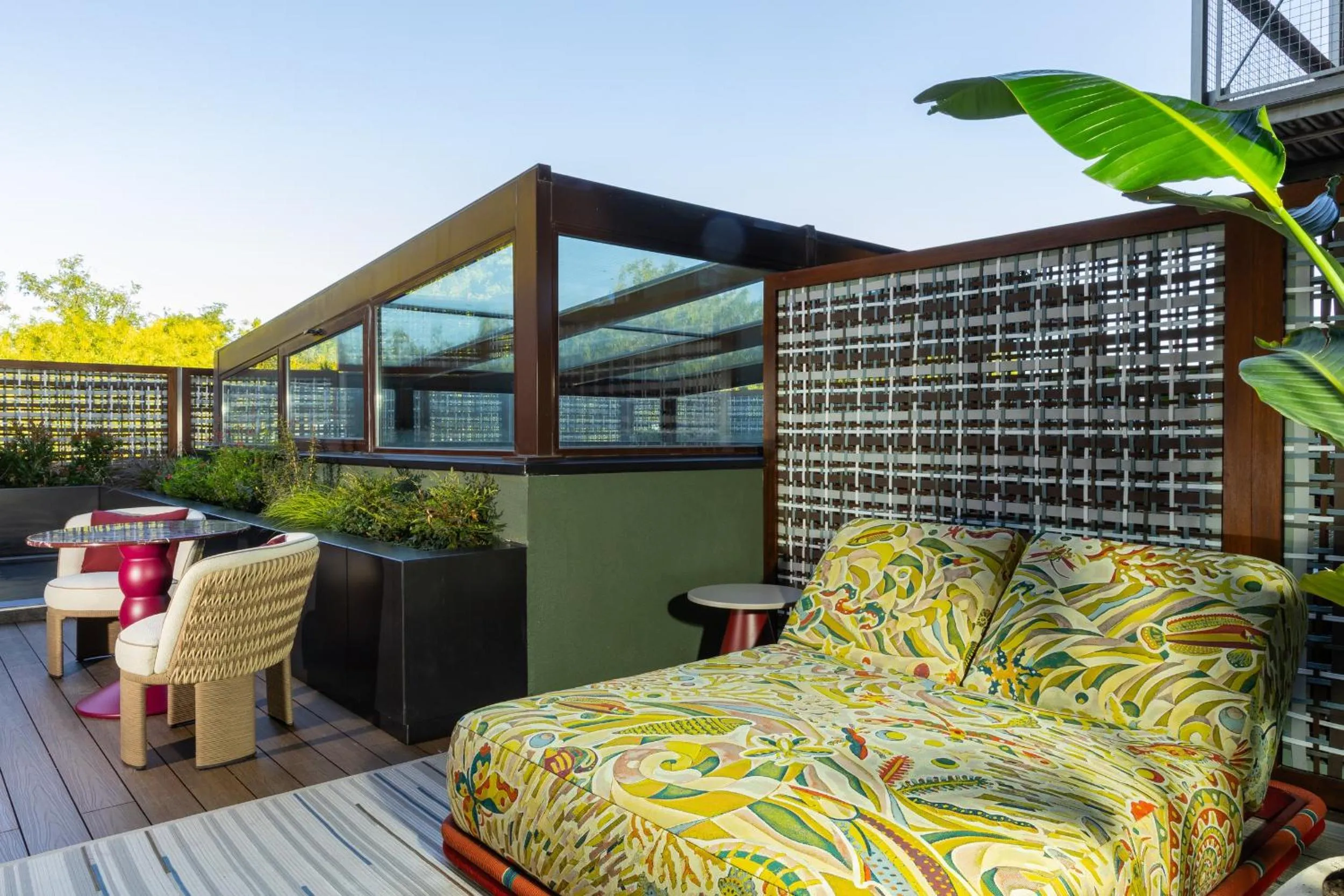 Patio in Hotel Miramar Barcelona GL - Preferred Hotels & Resorts - Newly Renovated