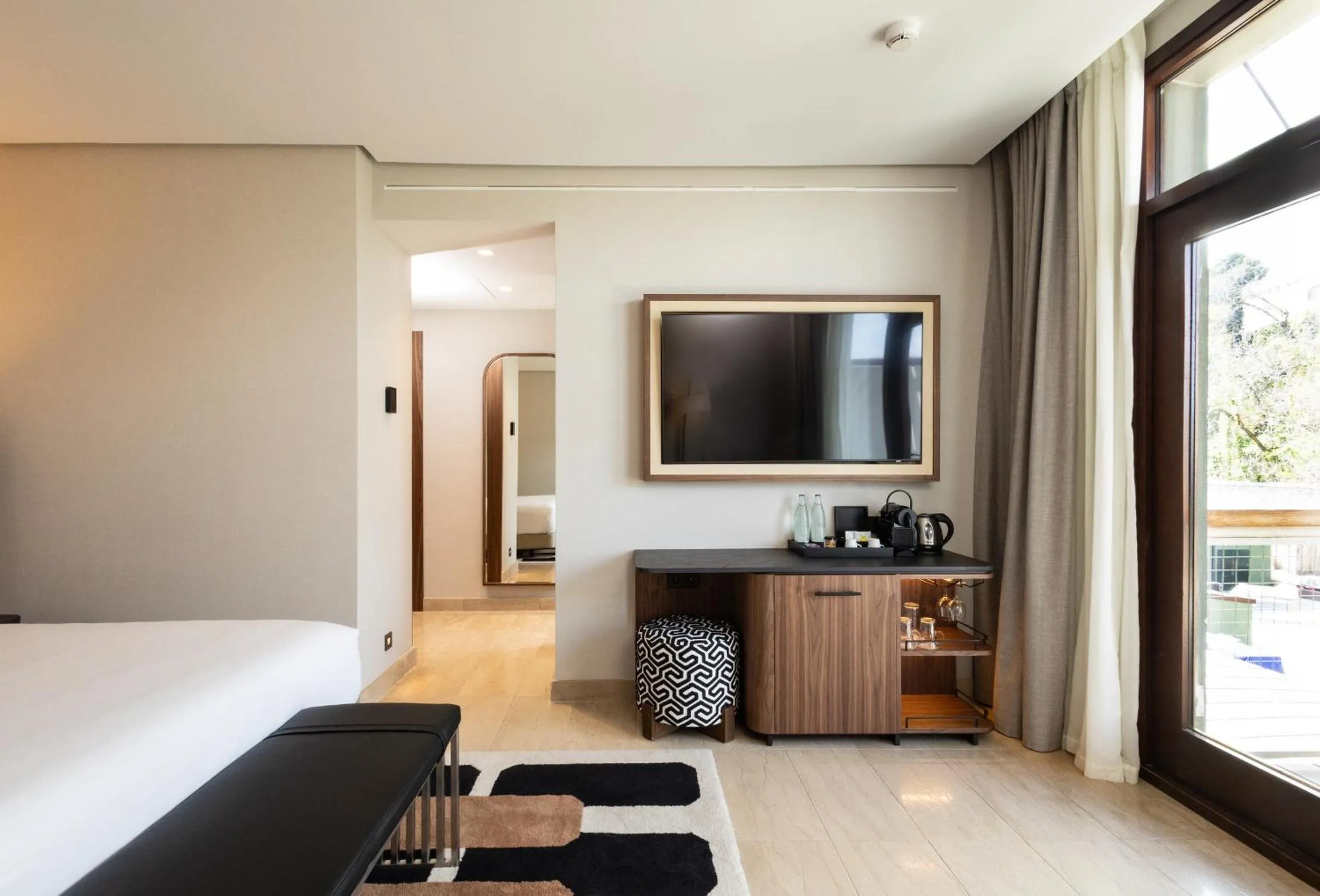 Bed in Hotel Miramar Barcelona GL - Preferred Hotels & Resorts - Newly Renovated