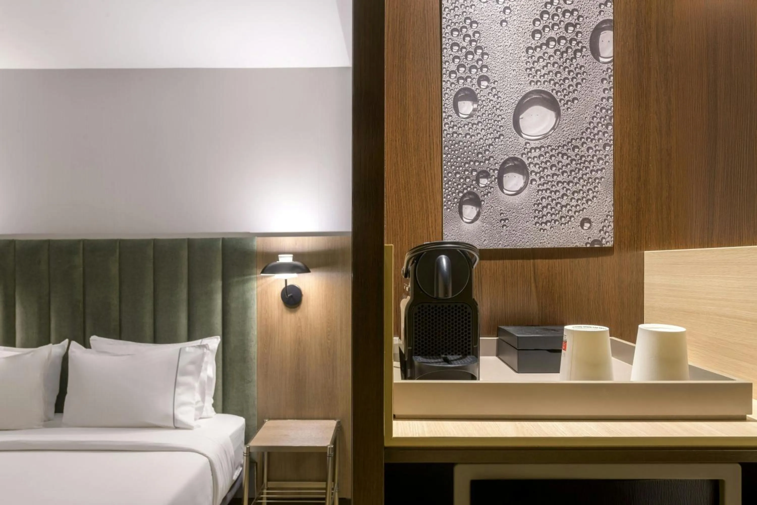 Photo of the whole room, Bed in AC Hotel Madrid Feria by Marriott