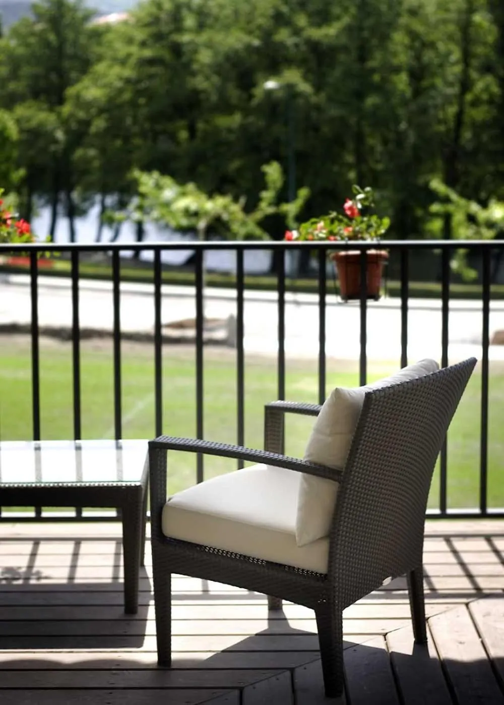 Balcony/Terrace in Eurostars Vila de Allariz Hotel Balneario