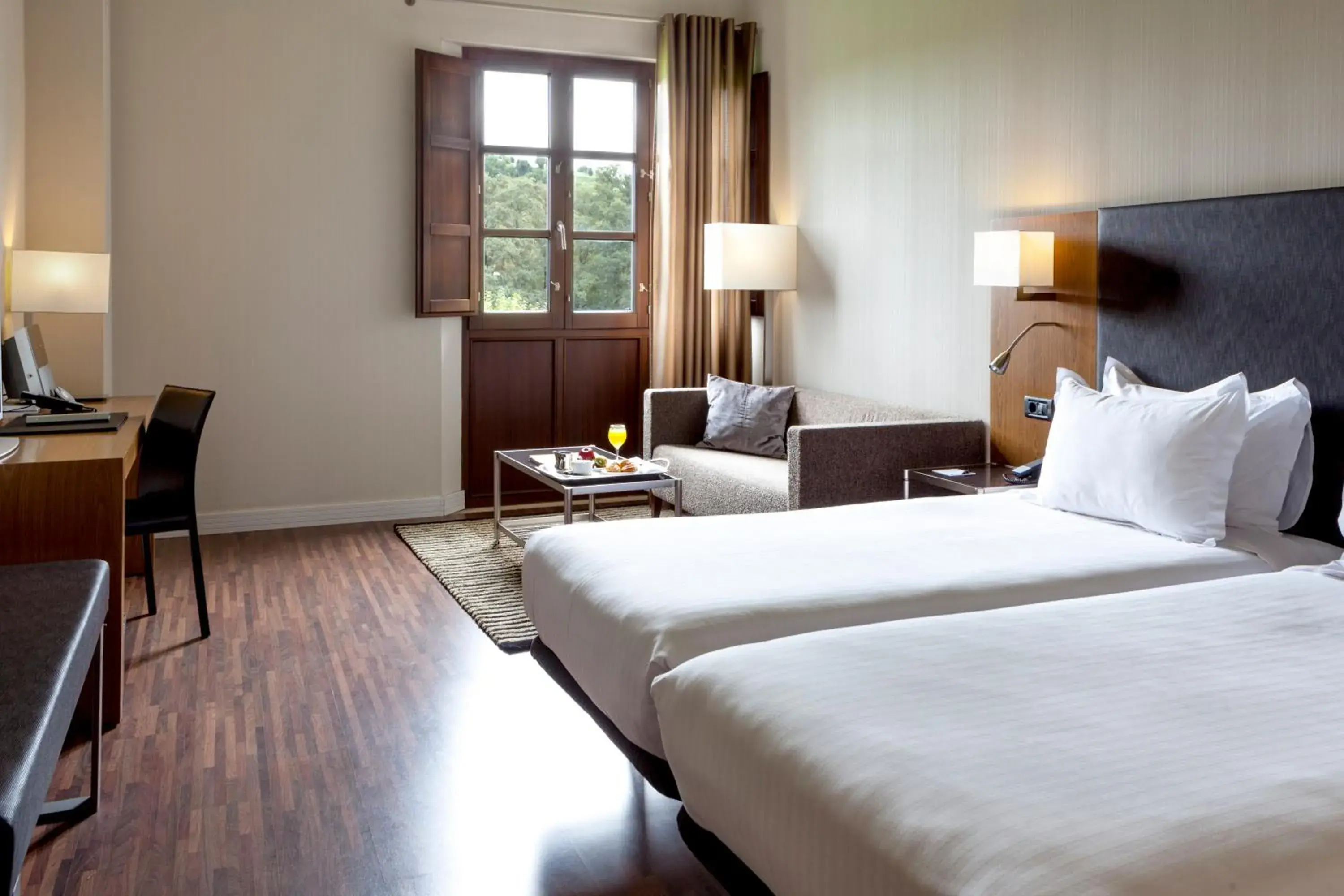 Deluxe Double or Twin Room in Eurostars Vila de Allariz Hotel Balneario Deluxe Double or Twin Room in Eurostars Vila de Allariz Hotel Balneario