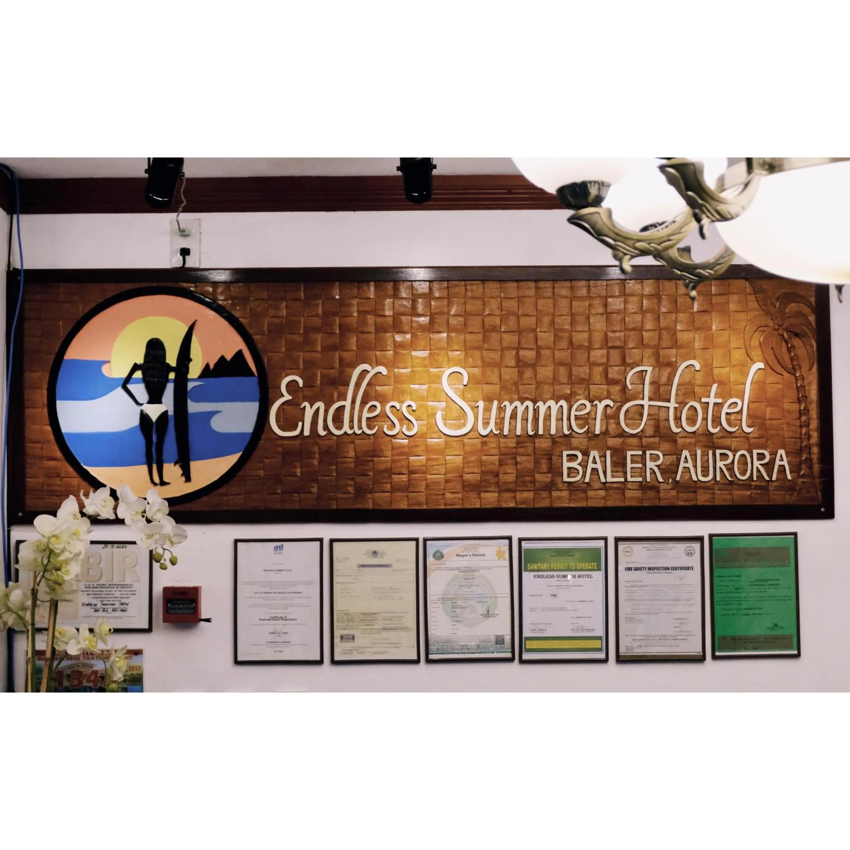 Property logo or sign in Endless Summer Hotel Baler