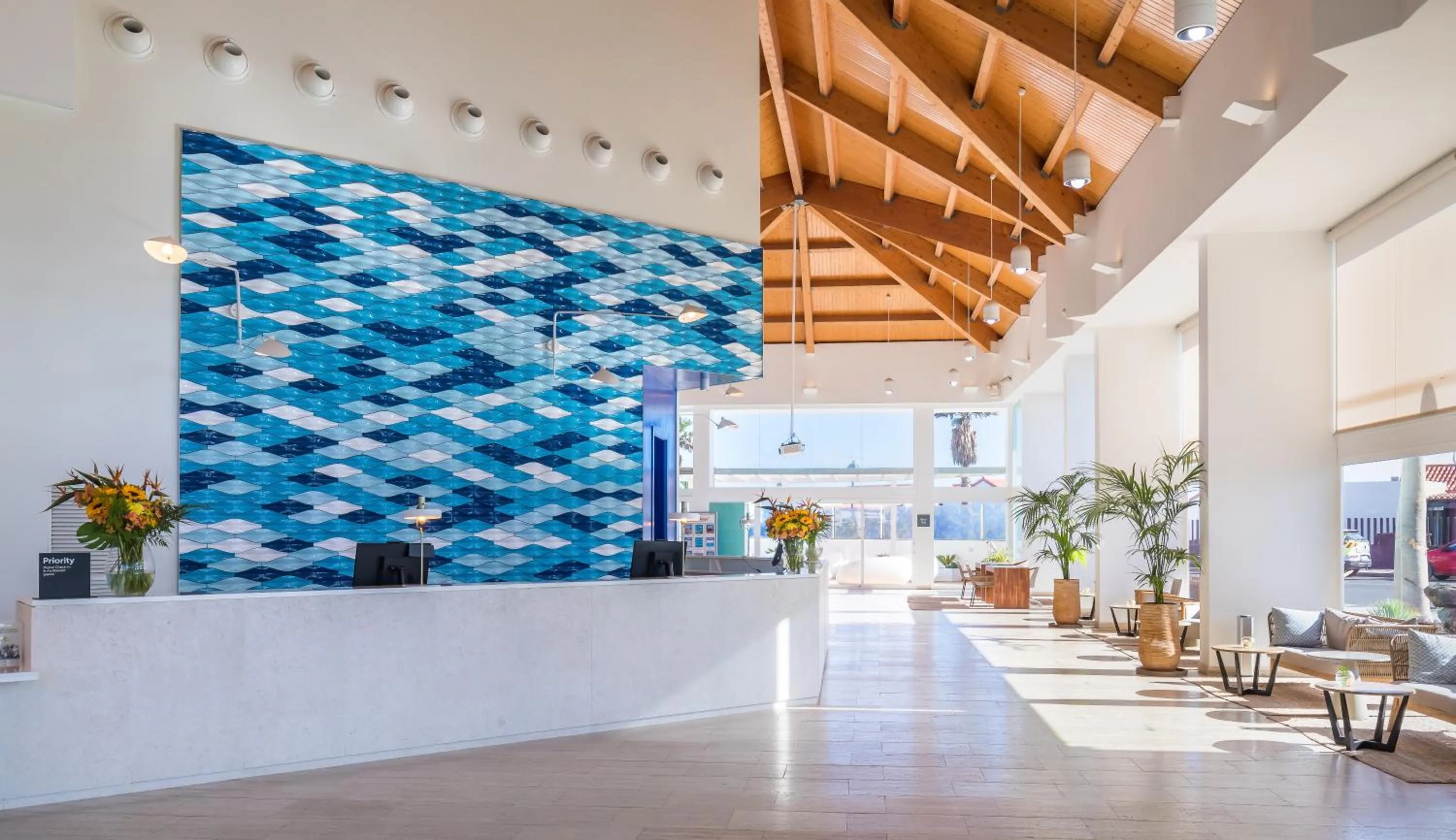 Lobby or reception in Barceló Fuerteventura Castillo