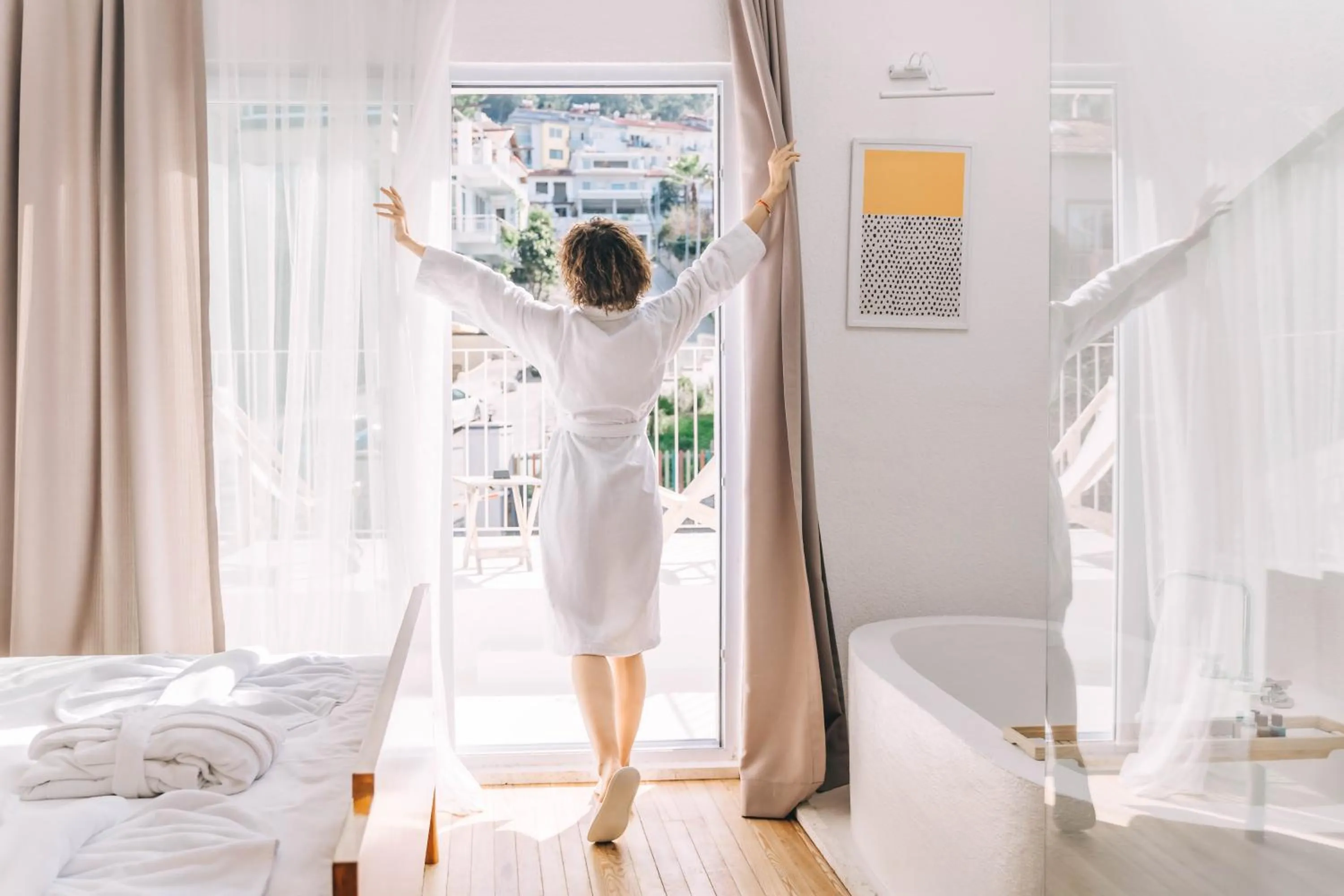 People, Bed in Perle House