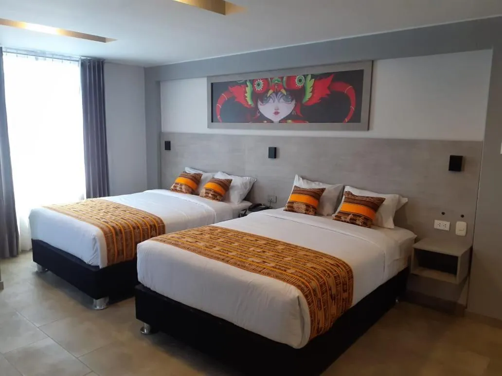 Photo of the whole room, Bed in Hotel Belier Arequipa