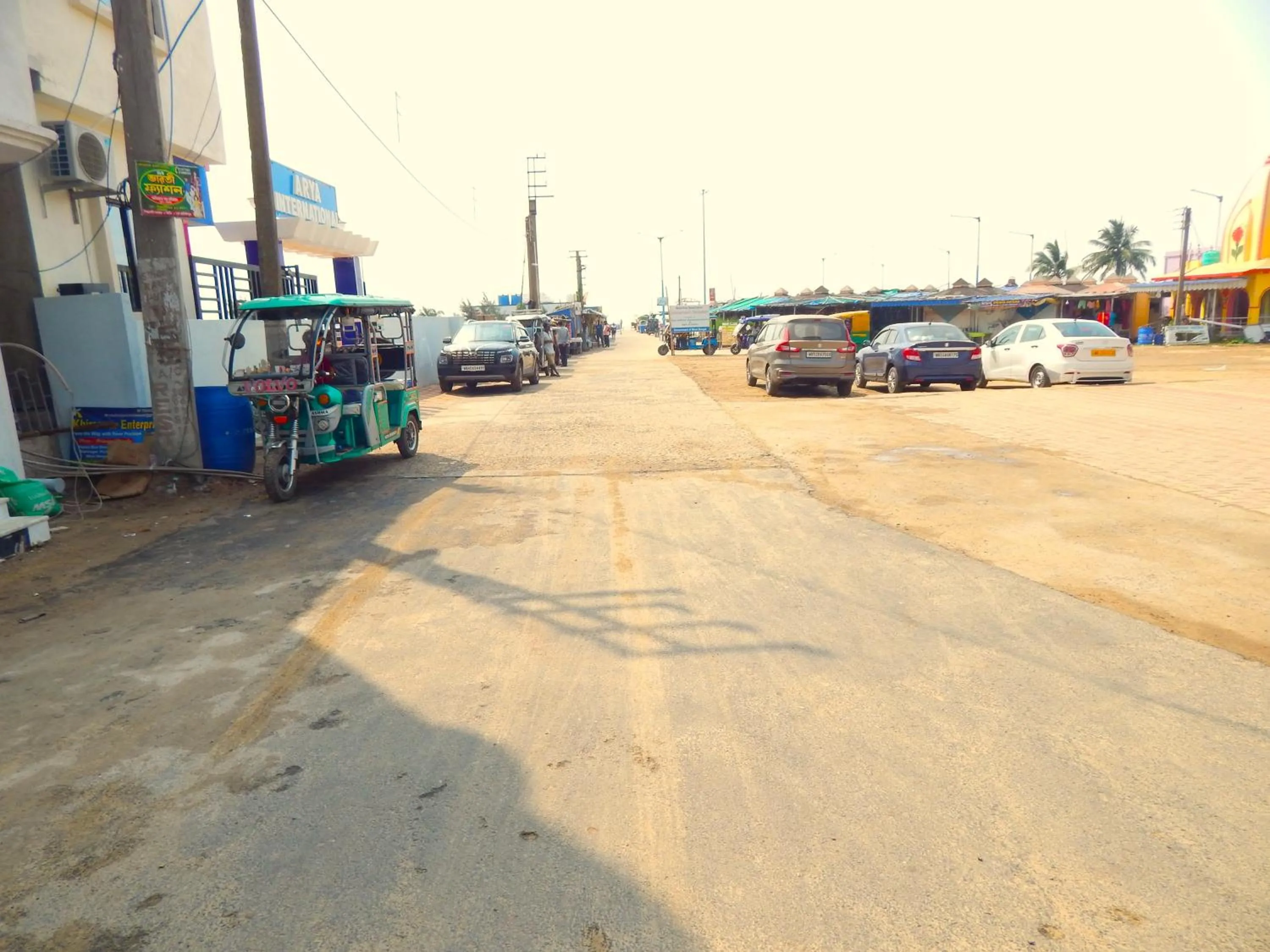 Street view in Hotel PALKI Near Mandarmani Sea Beach