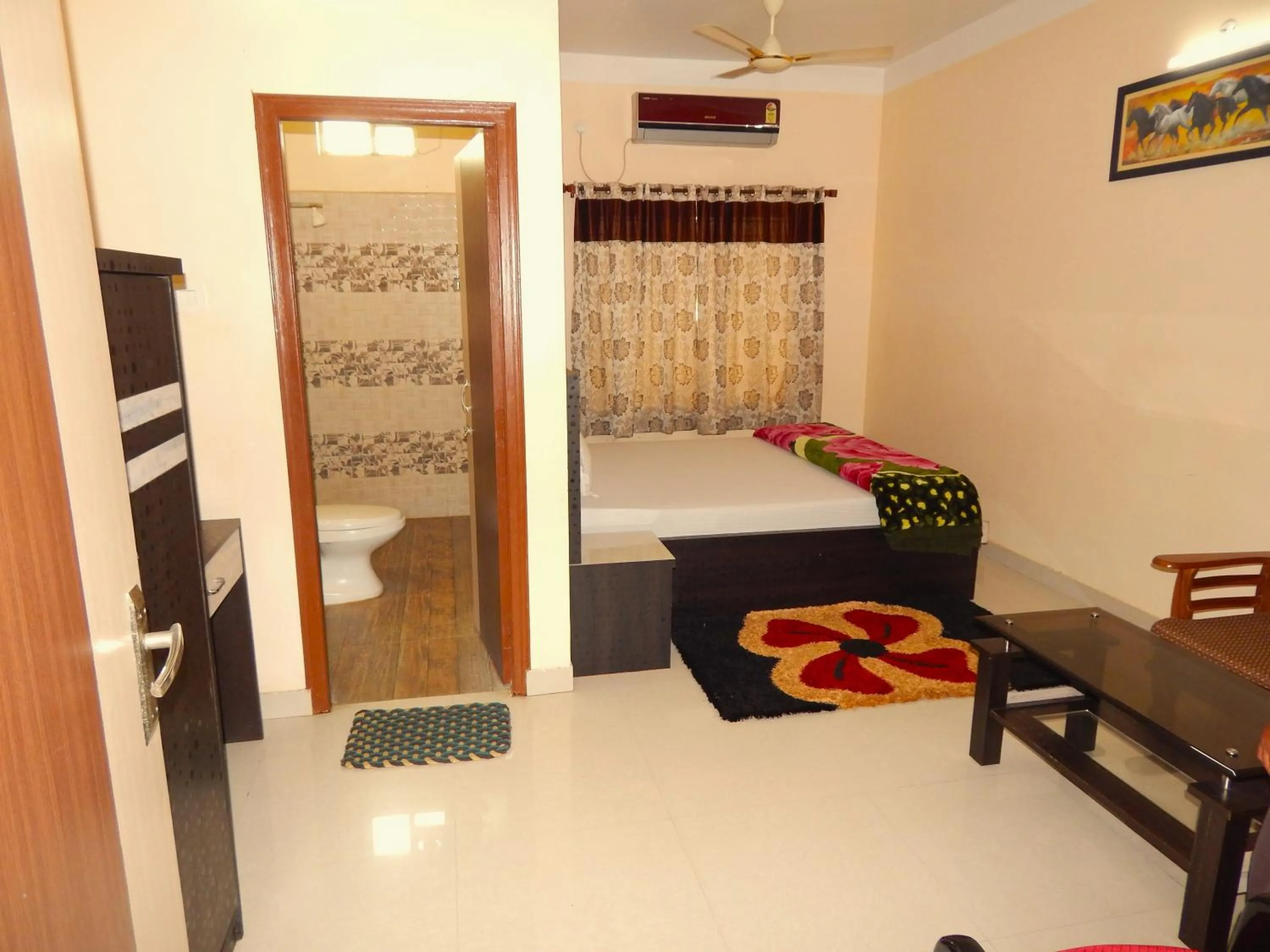 Bed in Hotel PALKI Near Mandarmani Sea Beach