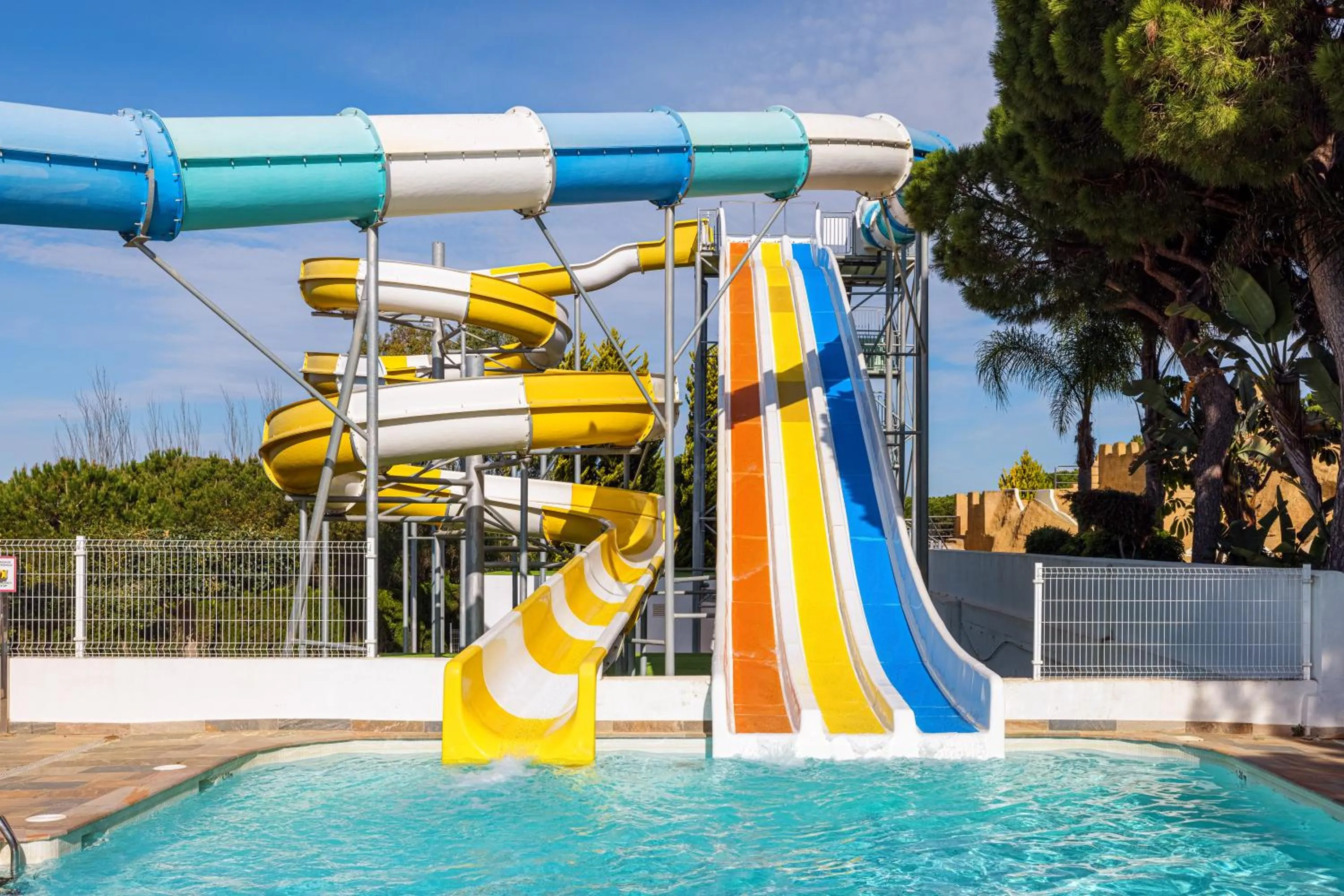 Aqua park in Playacartaya