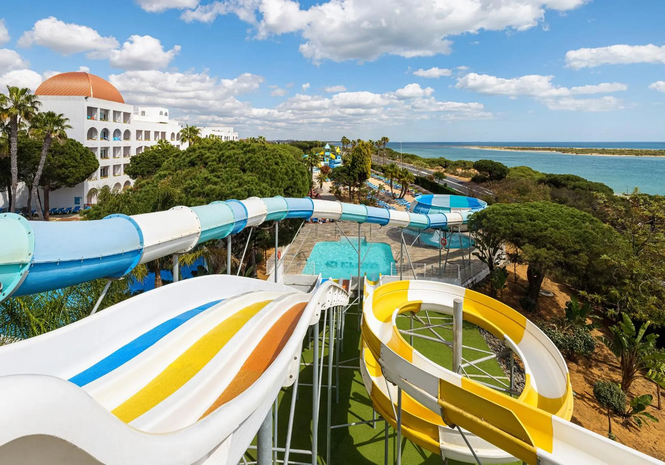 Aqua park in Playacartaya