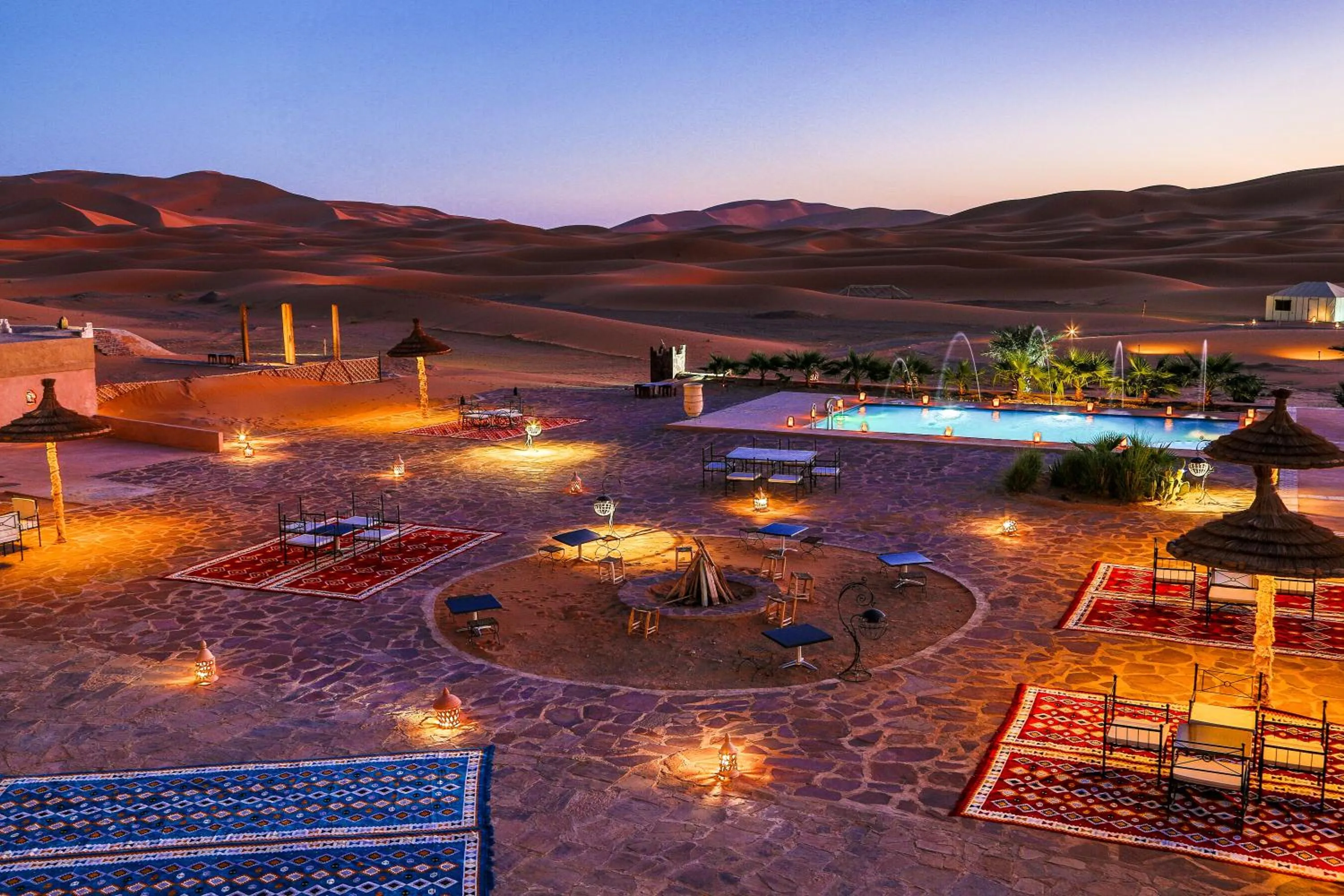 Mountain view in Yakout Merzouga Luxury Camp
