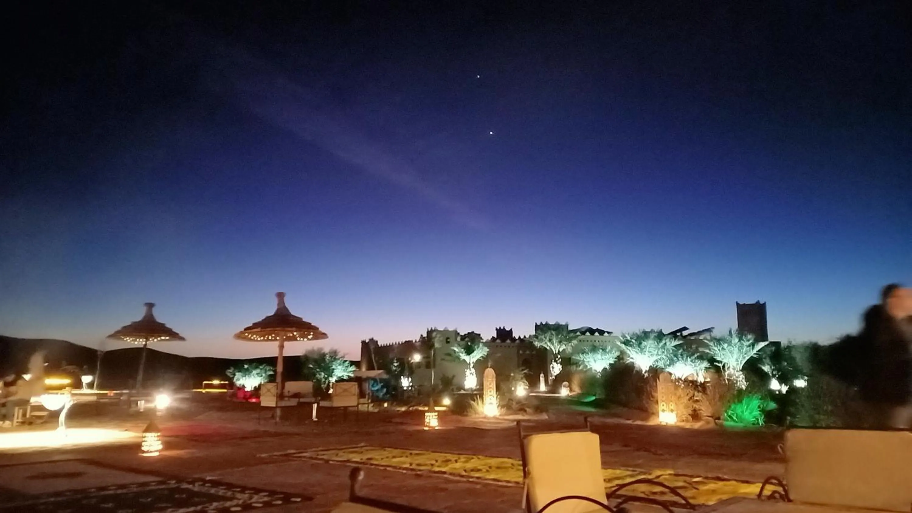 Natural landscape in Yakout Merzouga Luxury Camp