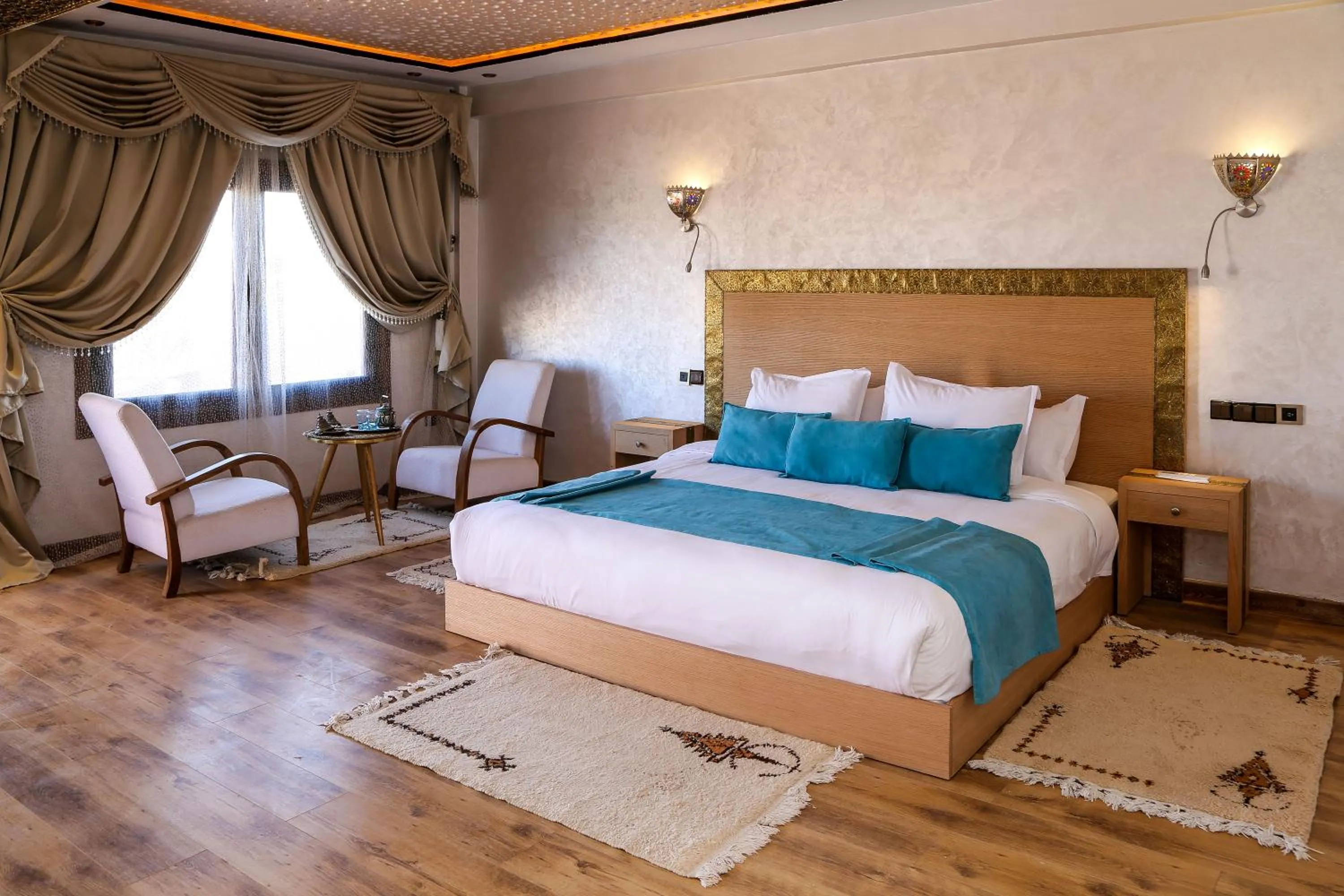 Bedroom, Bed in Yakout Merzouga Luxury Camp