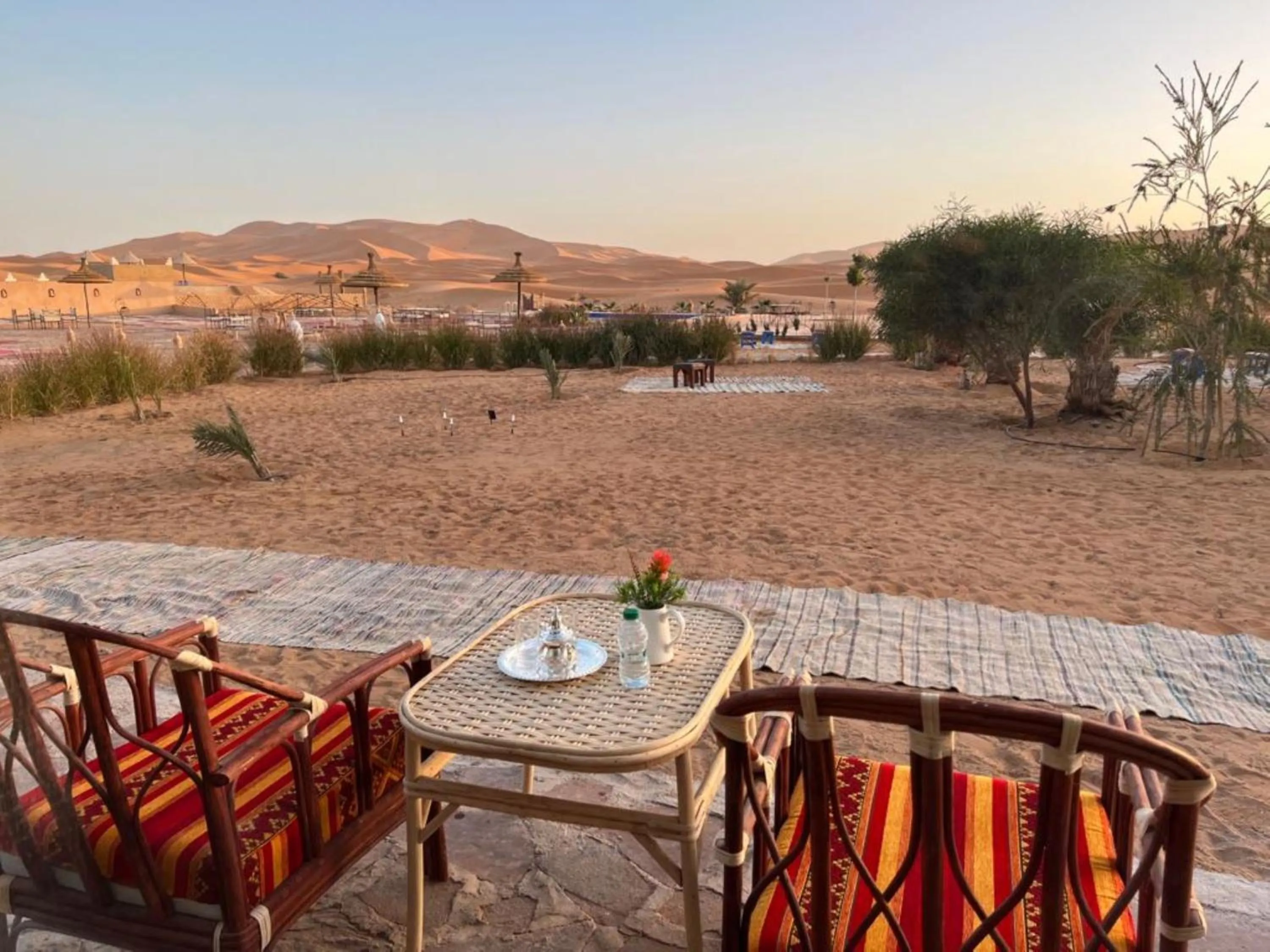 Patio in Yakout Merzouga Luxury Camp