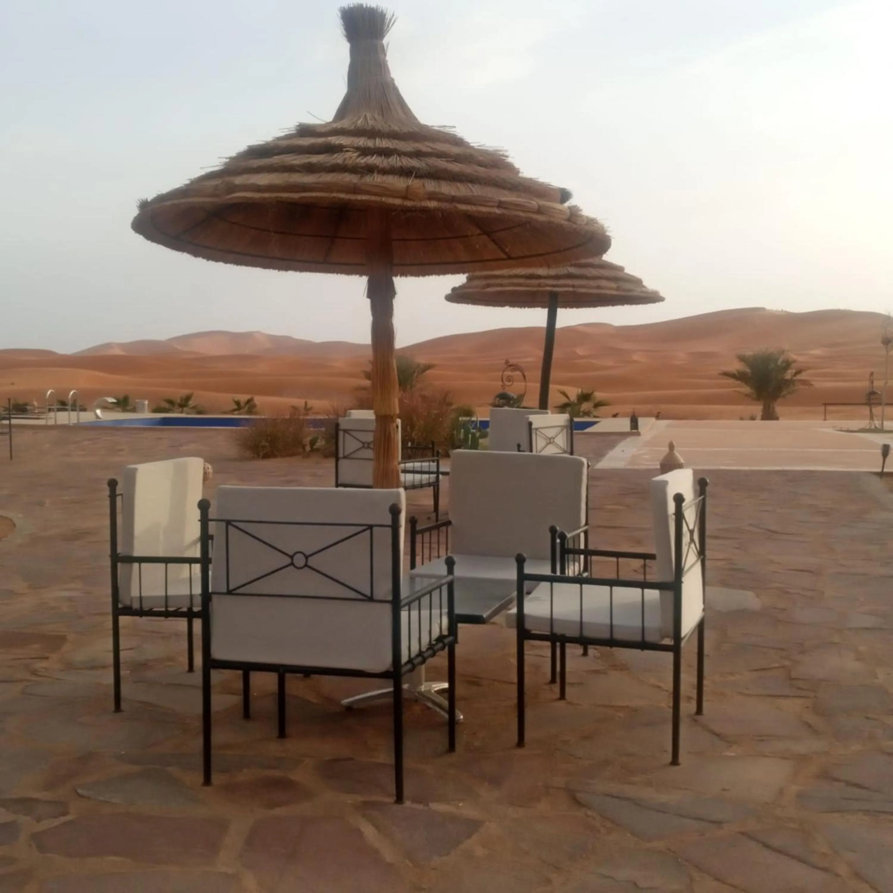 Patio in Yakout Merzouga Luxury Camp