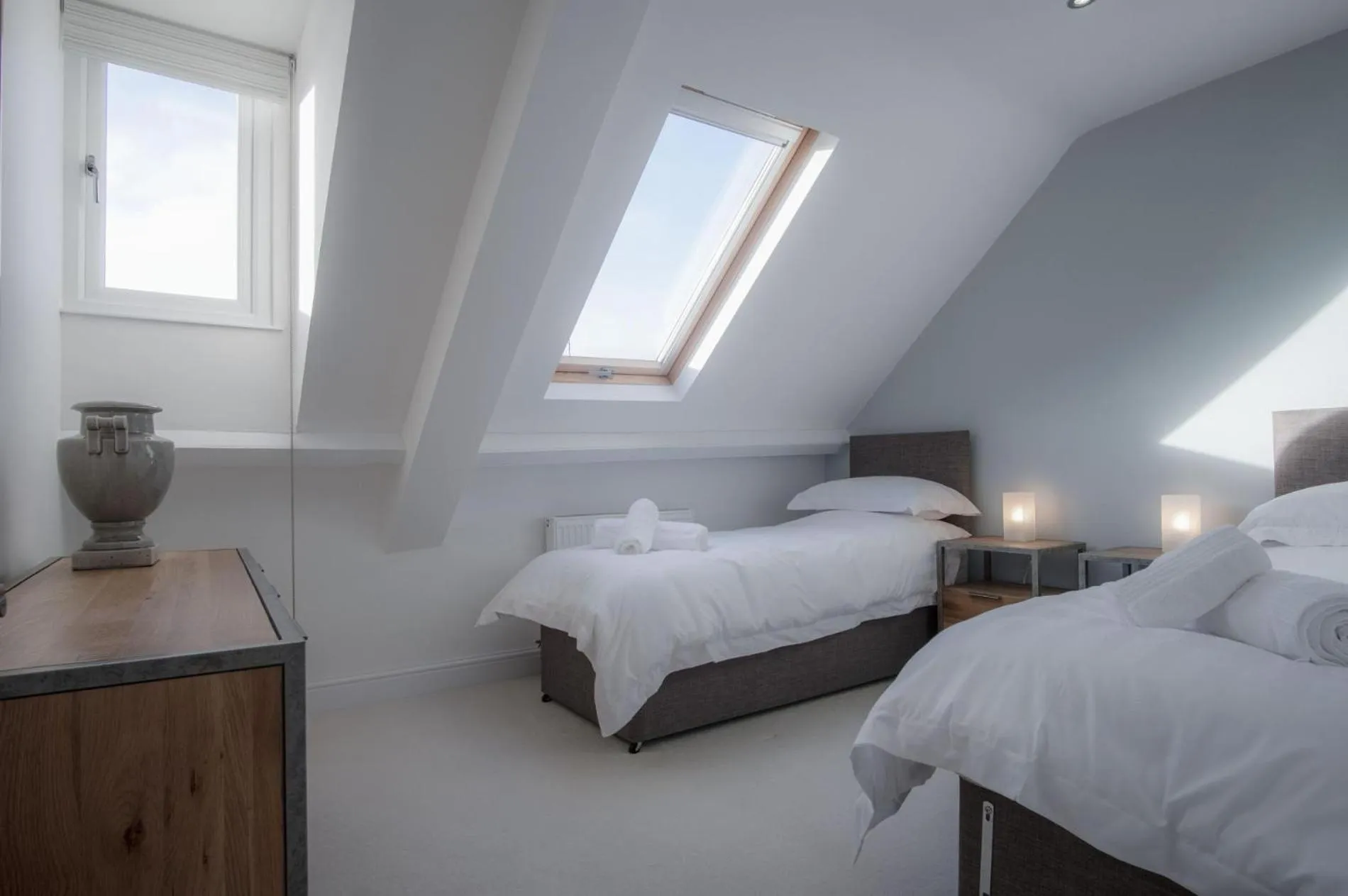 Floor plan, Bed in Skylark - 2 Bedroom Apartment - Tenby