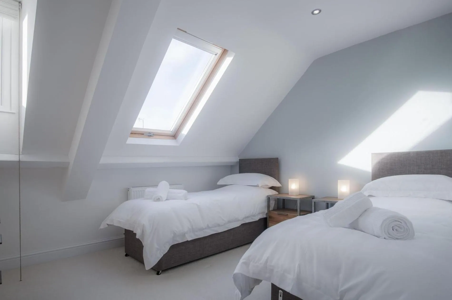 Floor plan, Bed in Skylark - 2 Bedroom Apartment - Tenby