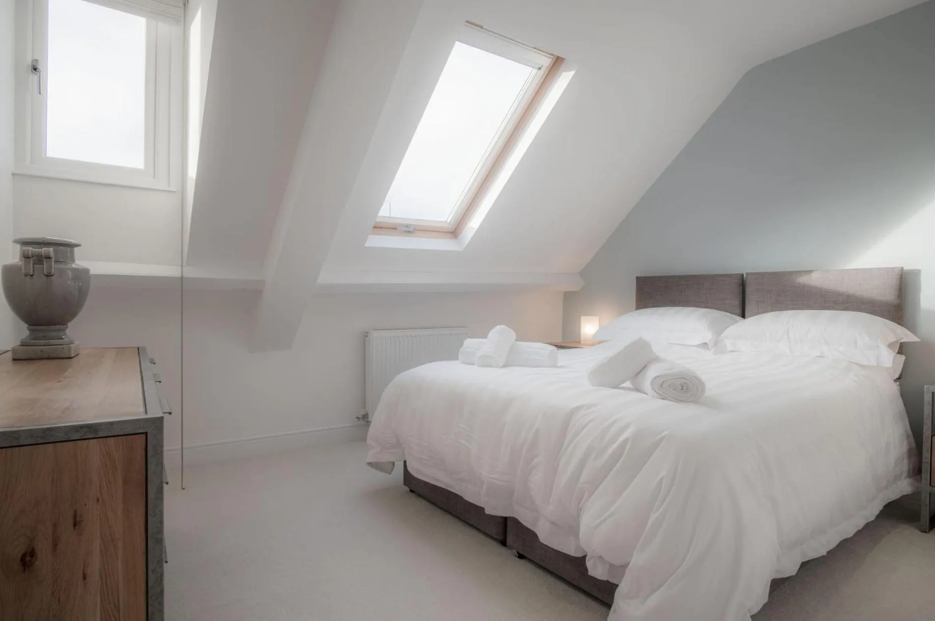 Floor plan, Bed in Skylark - 2 Bedroom Apartment - Tenby