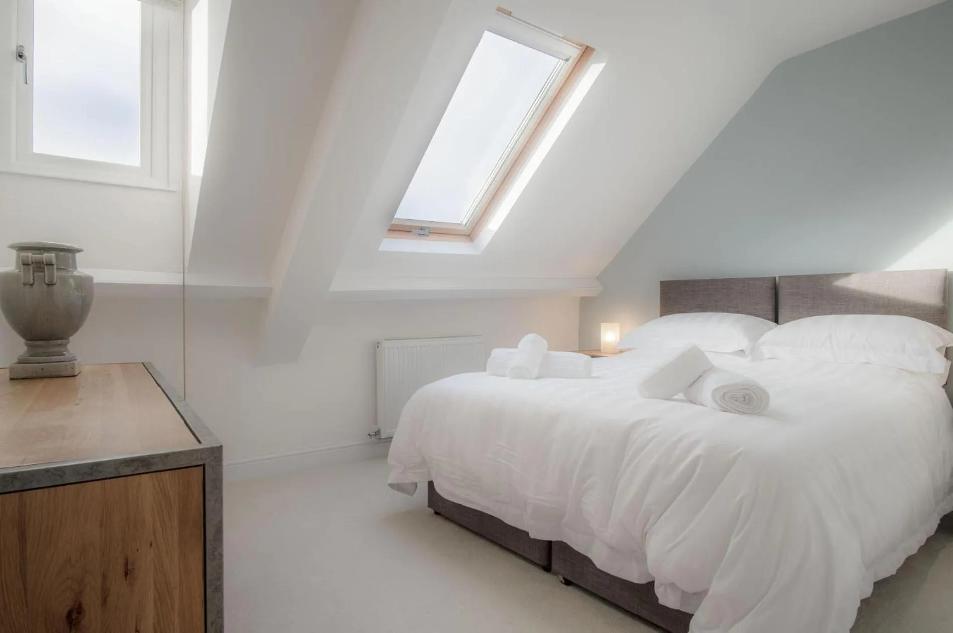 Floor plan, Bed in Skylark - 2 Bedroom Apartment - Tenby