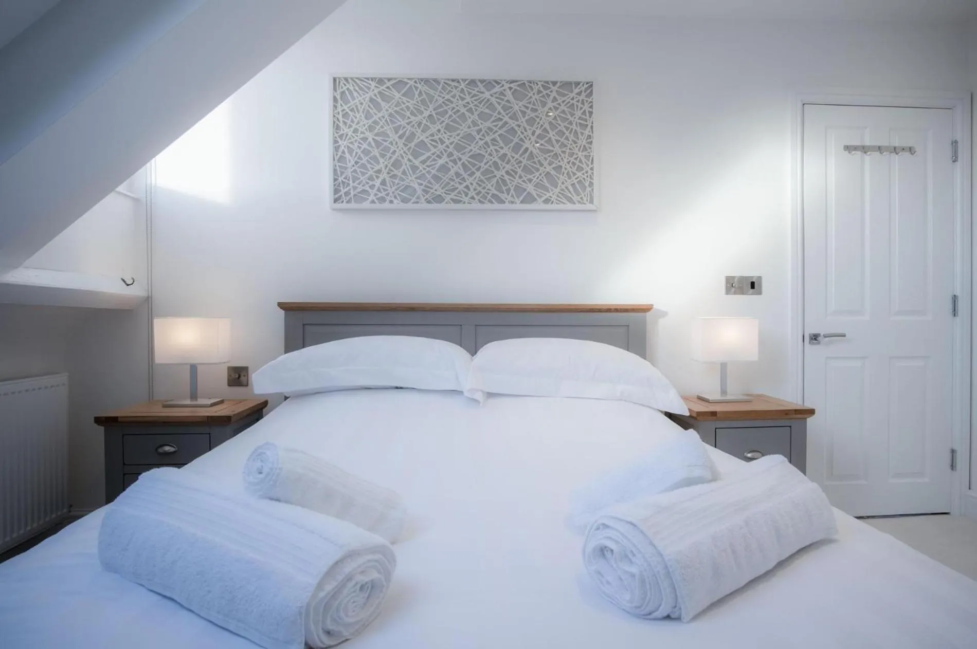 Floor plan, Bed in Skylark - 2 Bedroom Apartment - Tenby