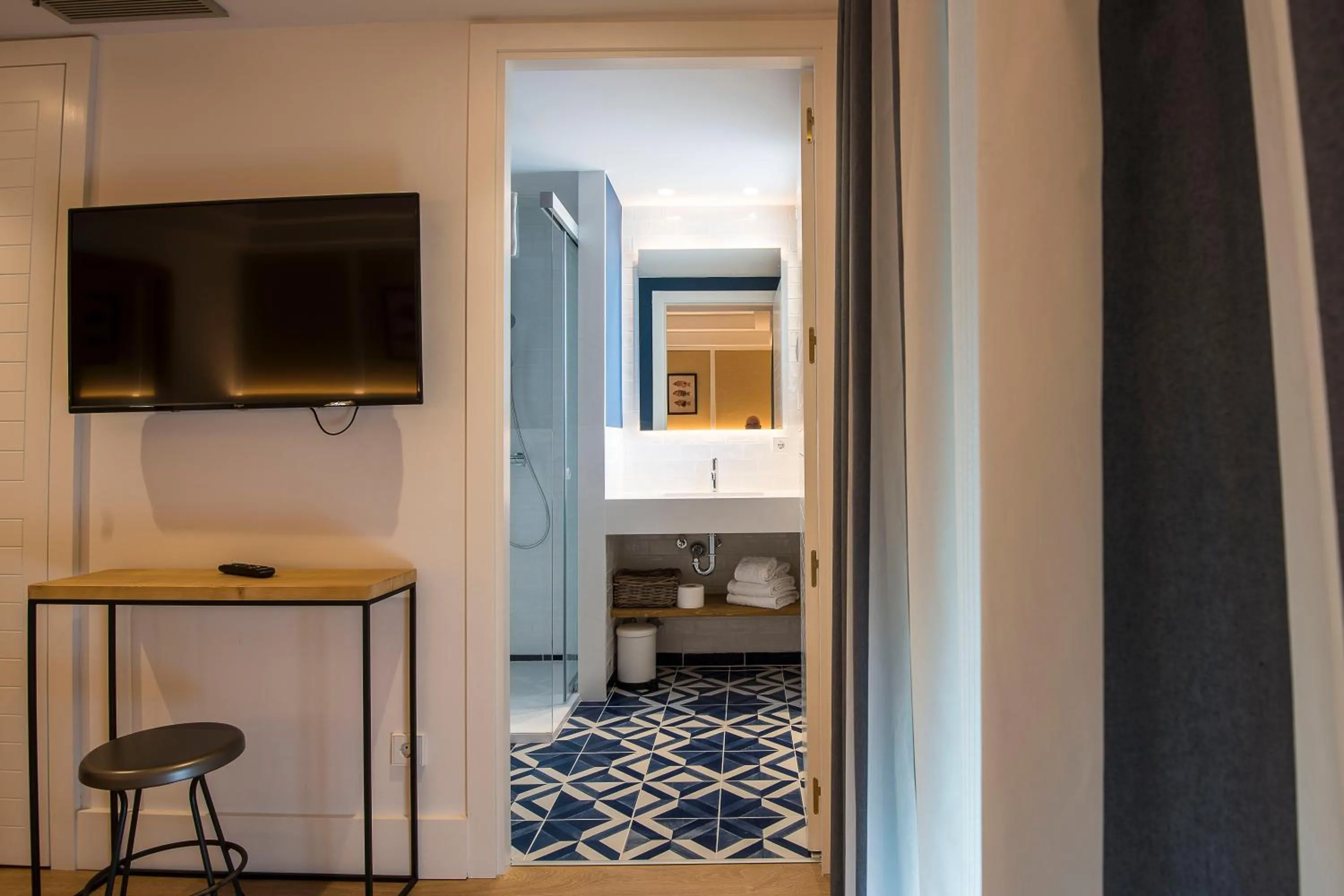 Bed in Hotel Els Pins