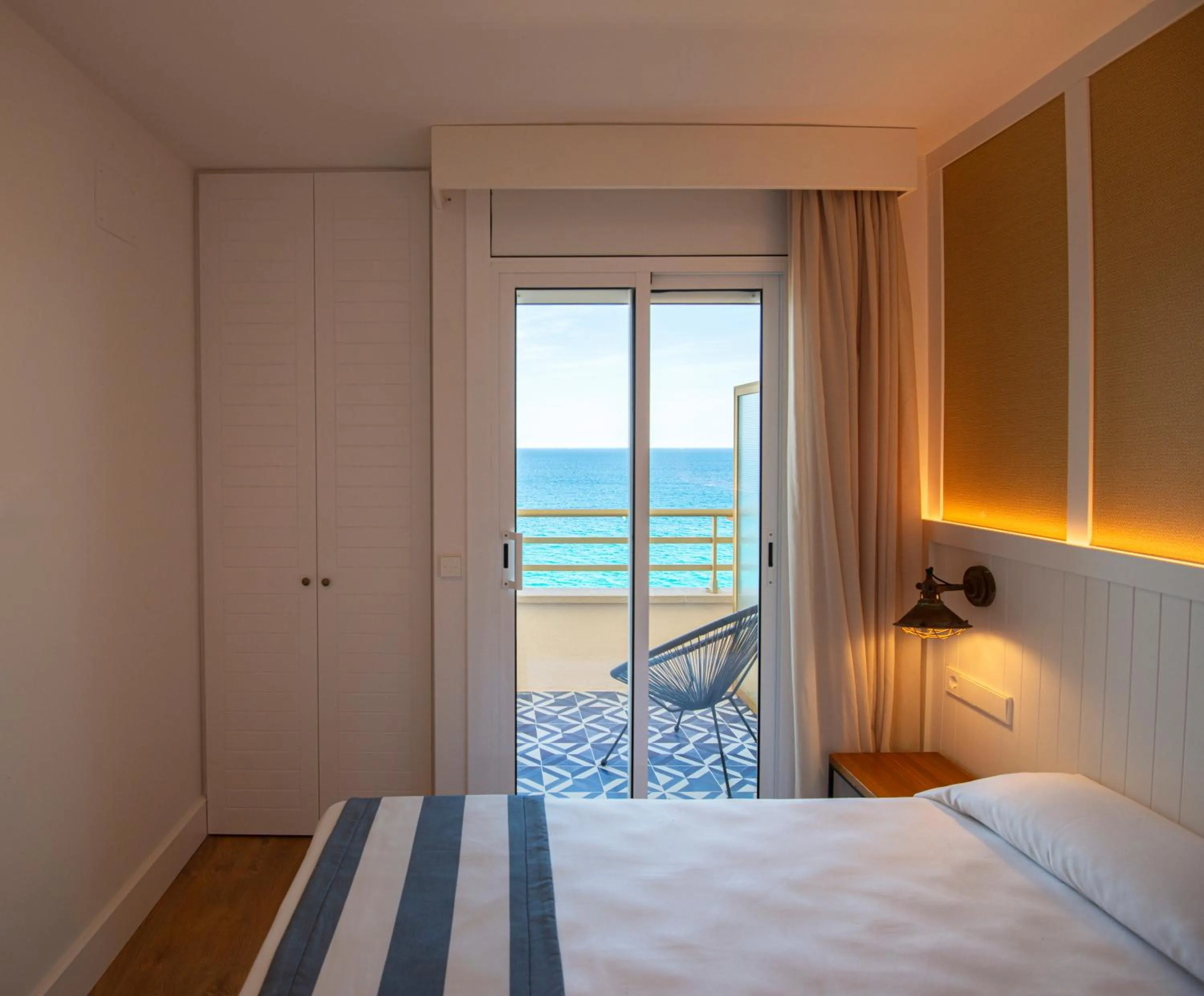 Bed in Hotel Els Pins