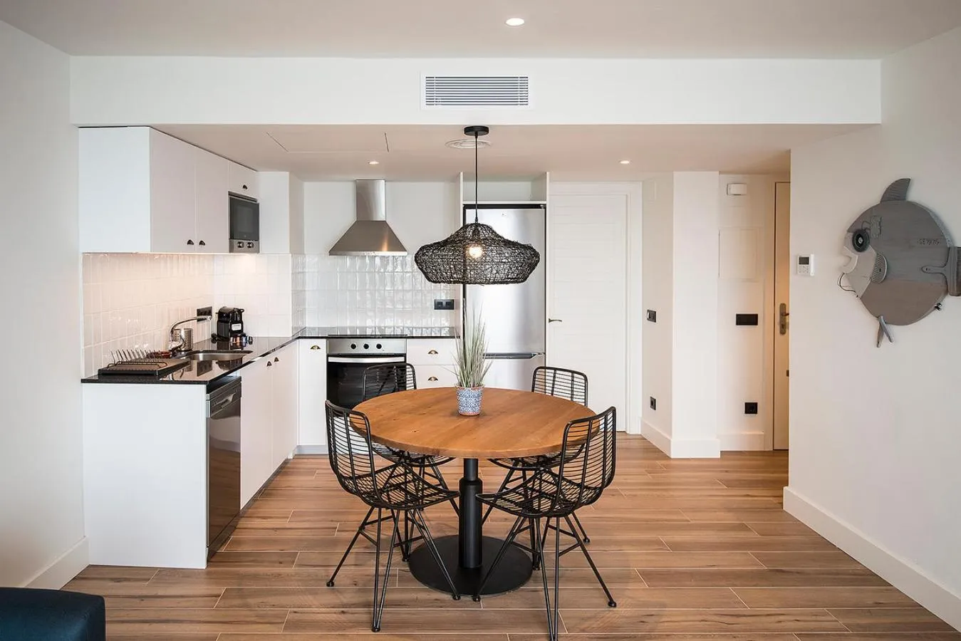 Kitchen or kitchenette in Hotel Els Pins