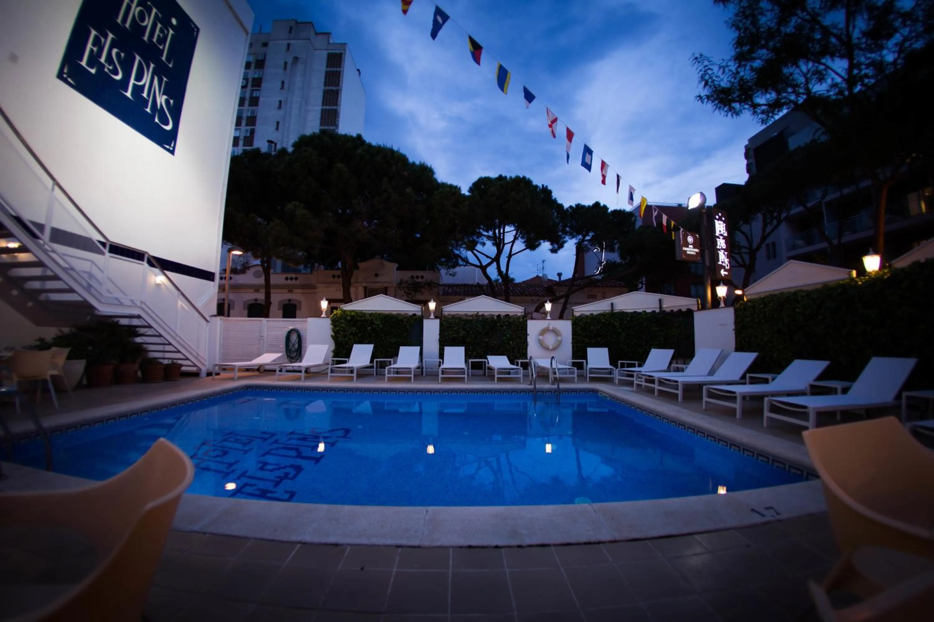 Swimming pool in Hotel Els Pins
