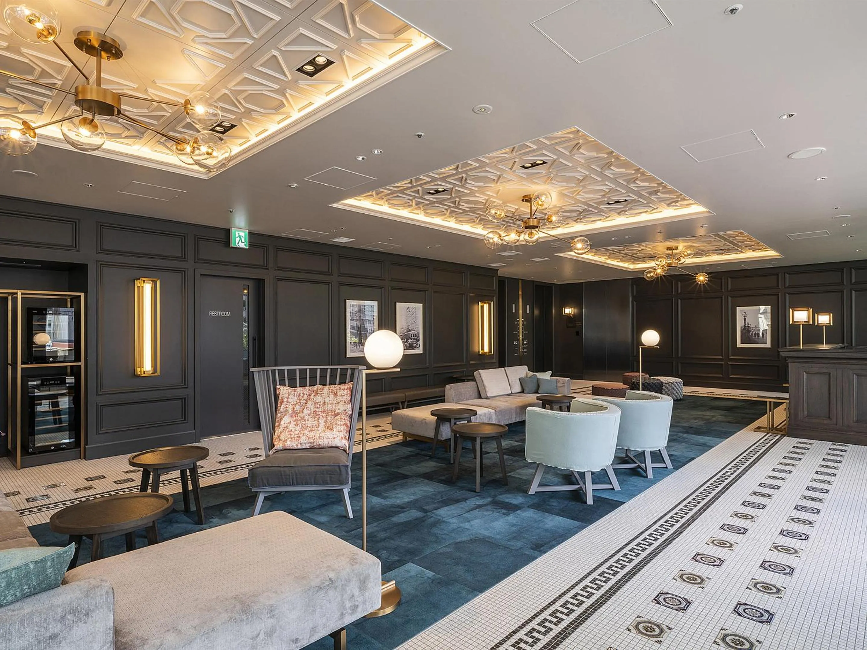 Lobby or reception in GINZA HOTEL by GRANBELL