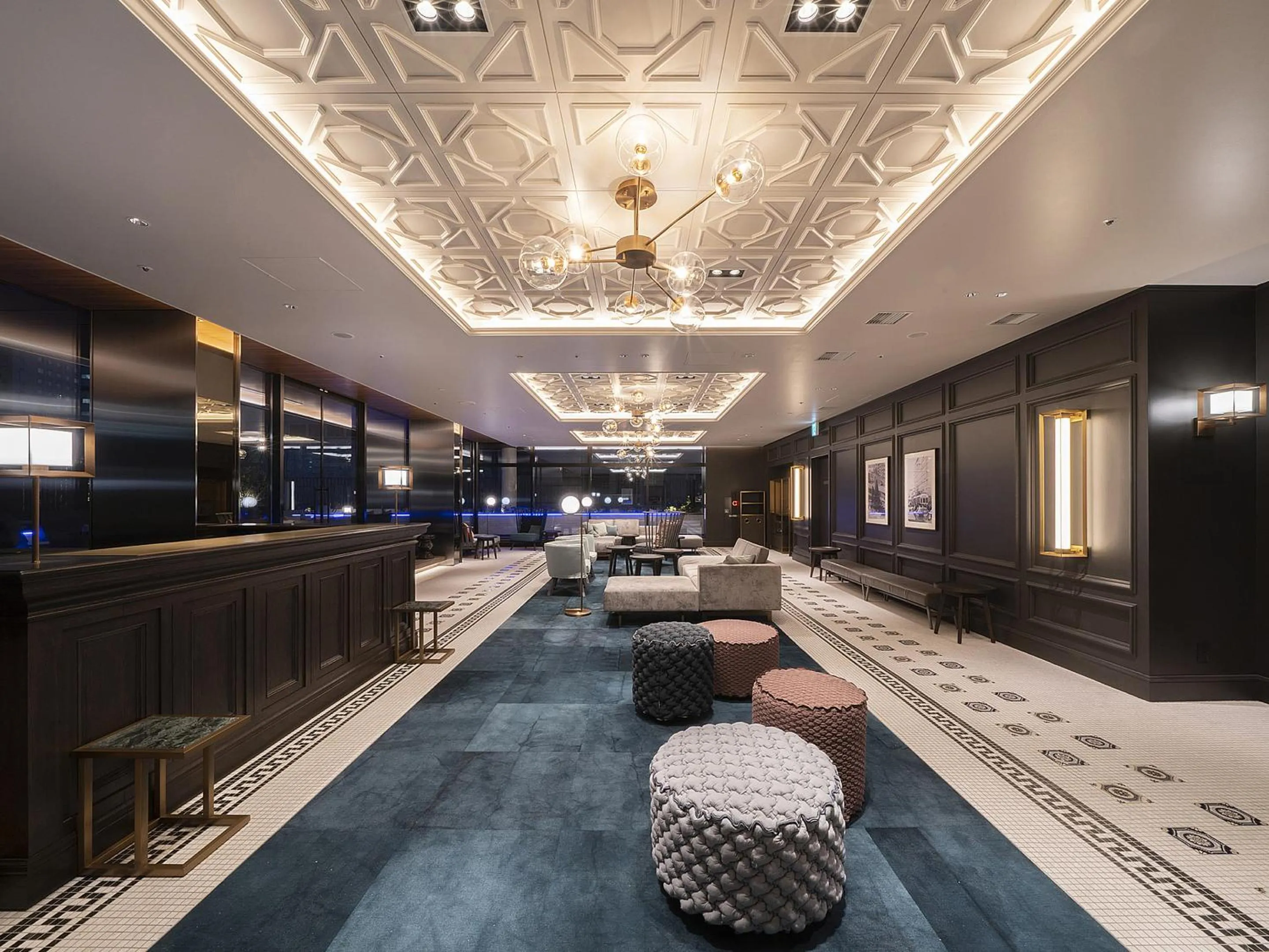 Lobby or reception in GINZA HOTEL by GRANBELL